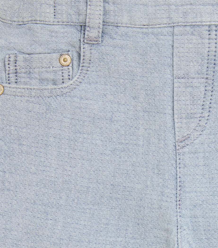 Elasticated Straight Jeans (3 Months-4 Years) INDIGO Image 3