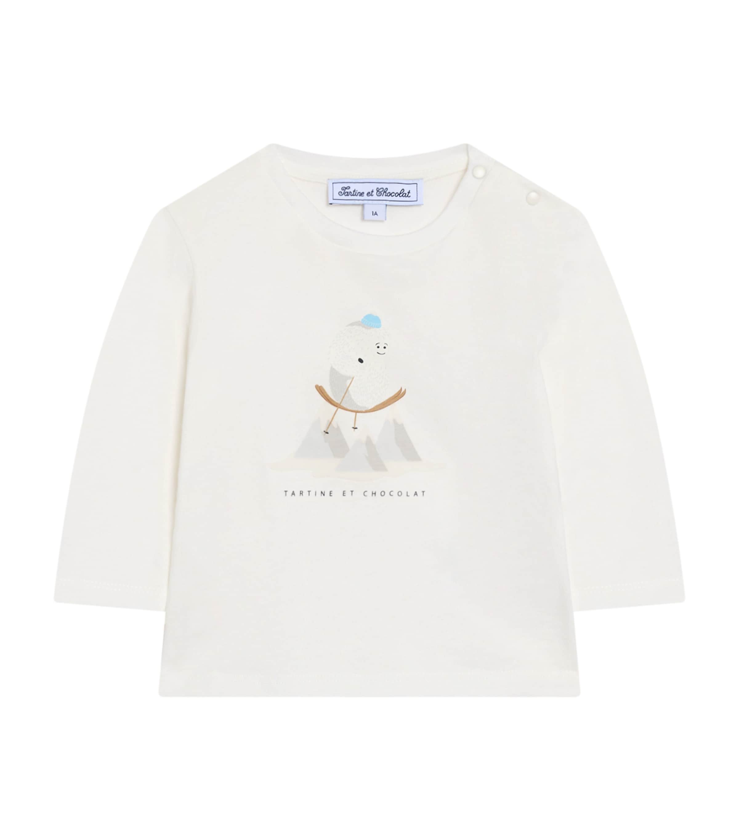 Tartine Et Chocolat Kids' Snowman Print Sweatshirt In Multi