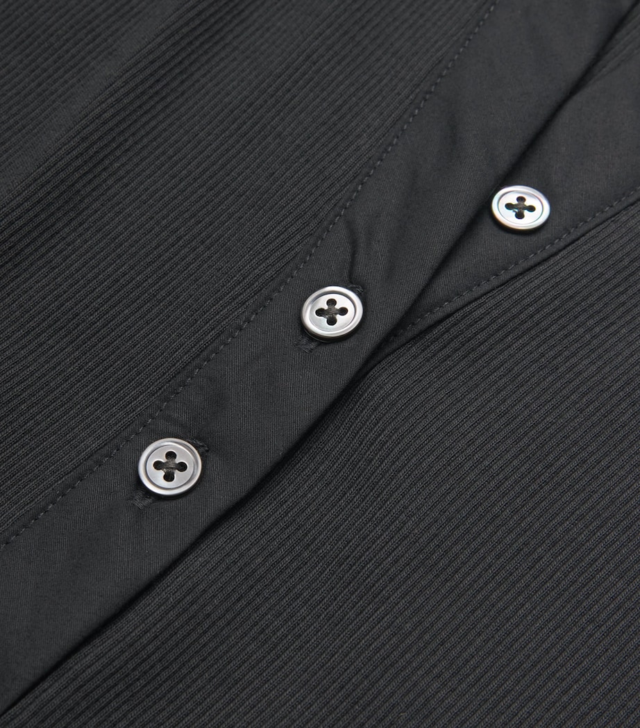 Puff-Sleeve Coralee Top BLACK Image 5