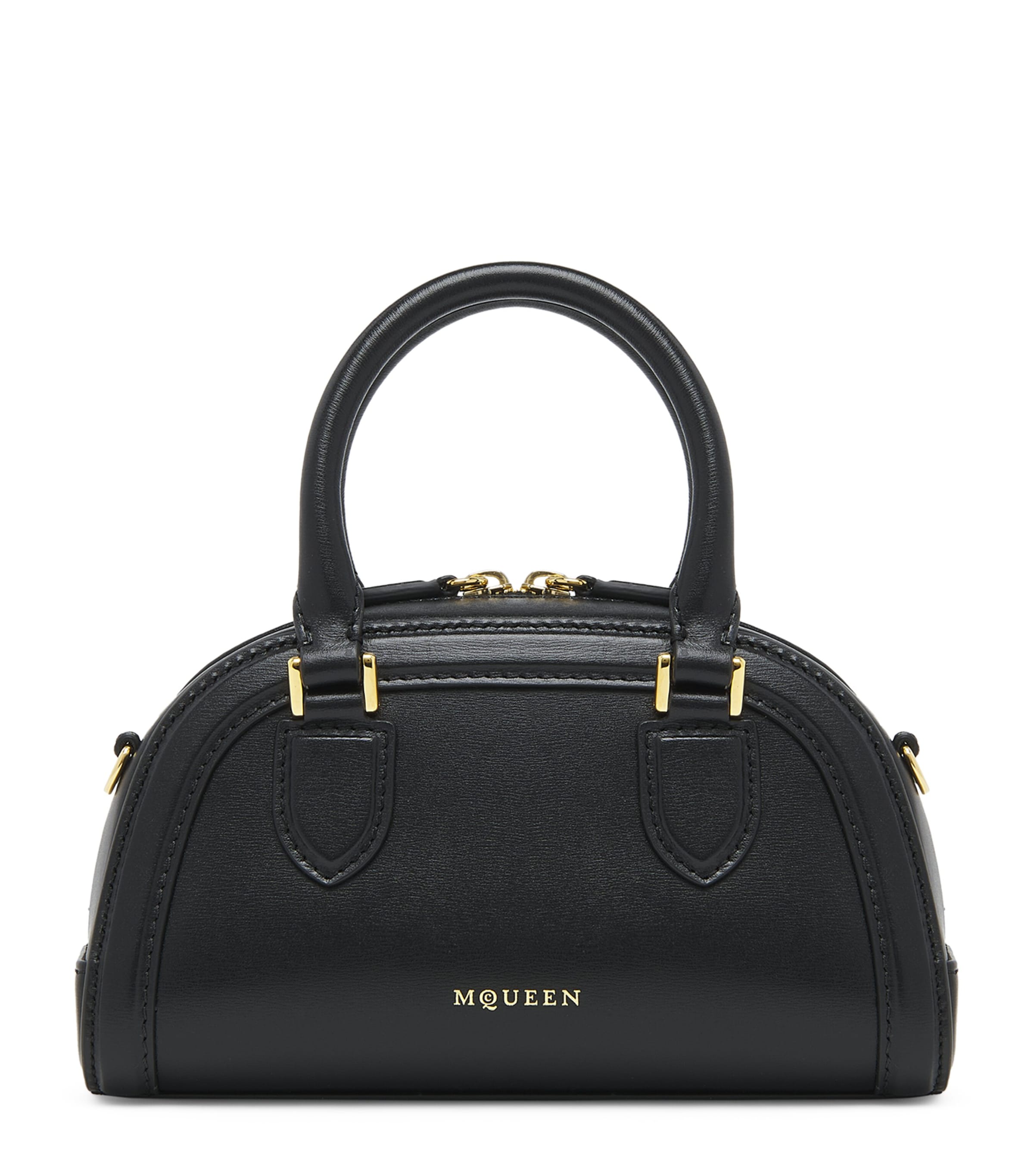 Alexander Mcqueen Mini Leather Birdee Boston Cross-body Bag