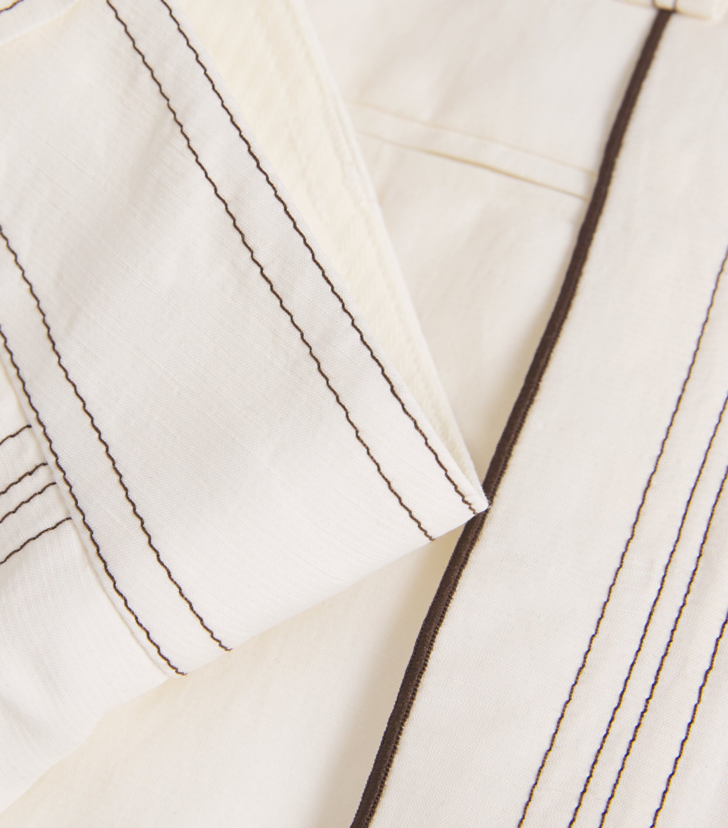 Stripe Shorts 100 WHITE Image 5