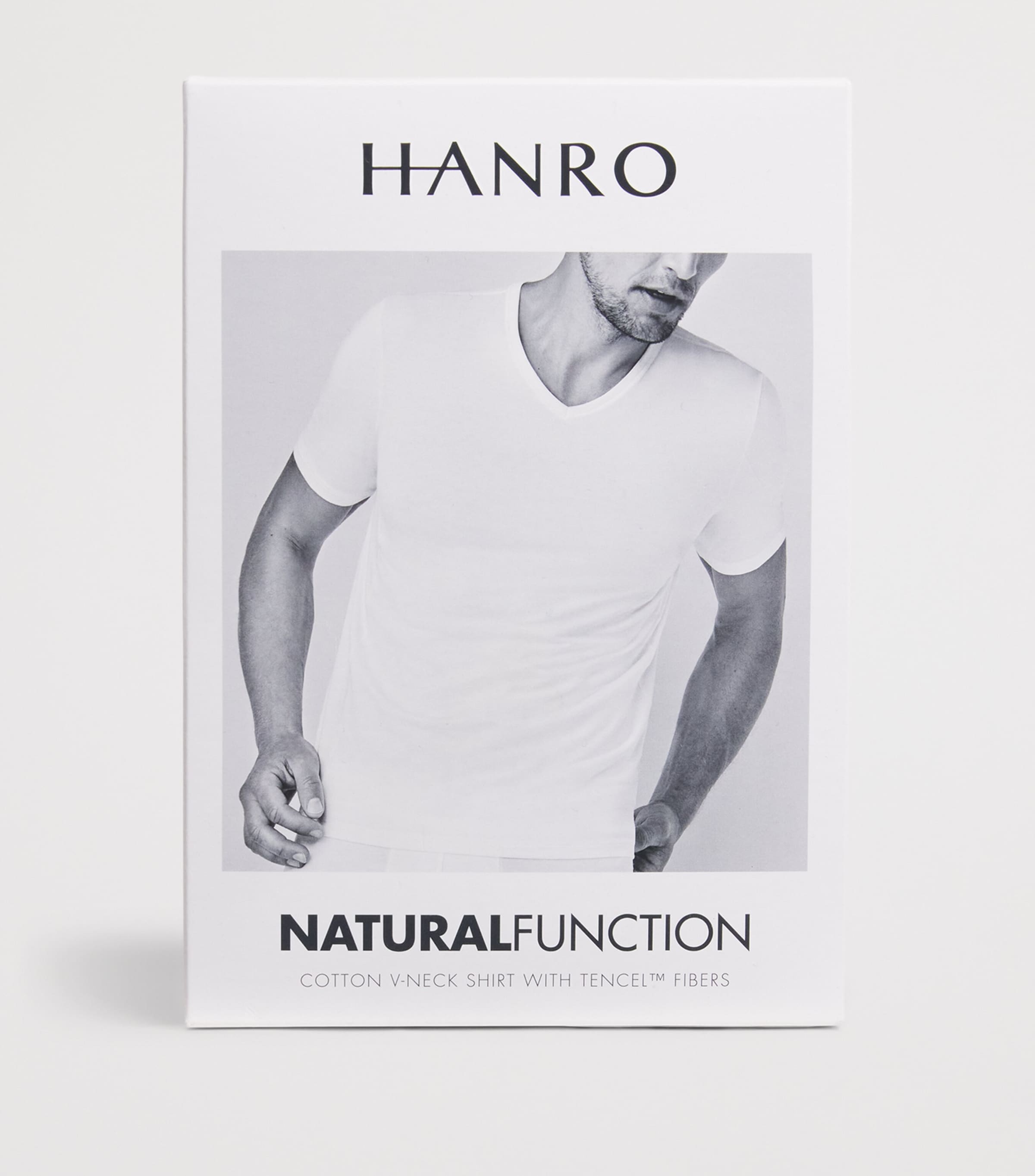 Natural Function V-Neck T-Shirt 0101 WHITE Image 4