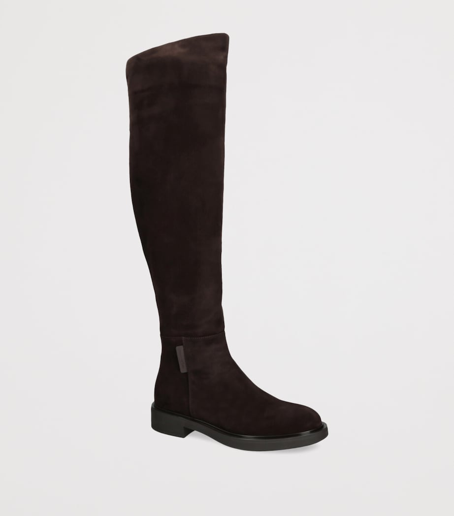 Suede Lexington Knee-High Boots BROWN Image 3