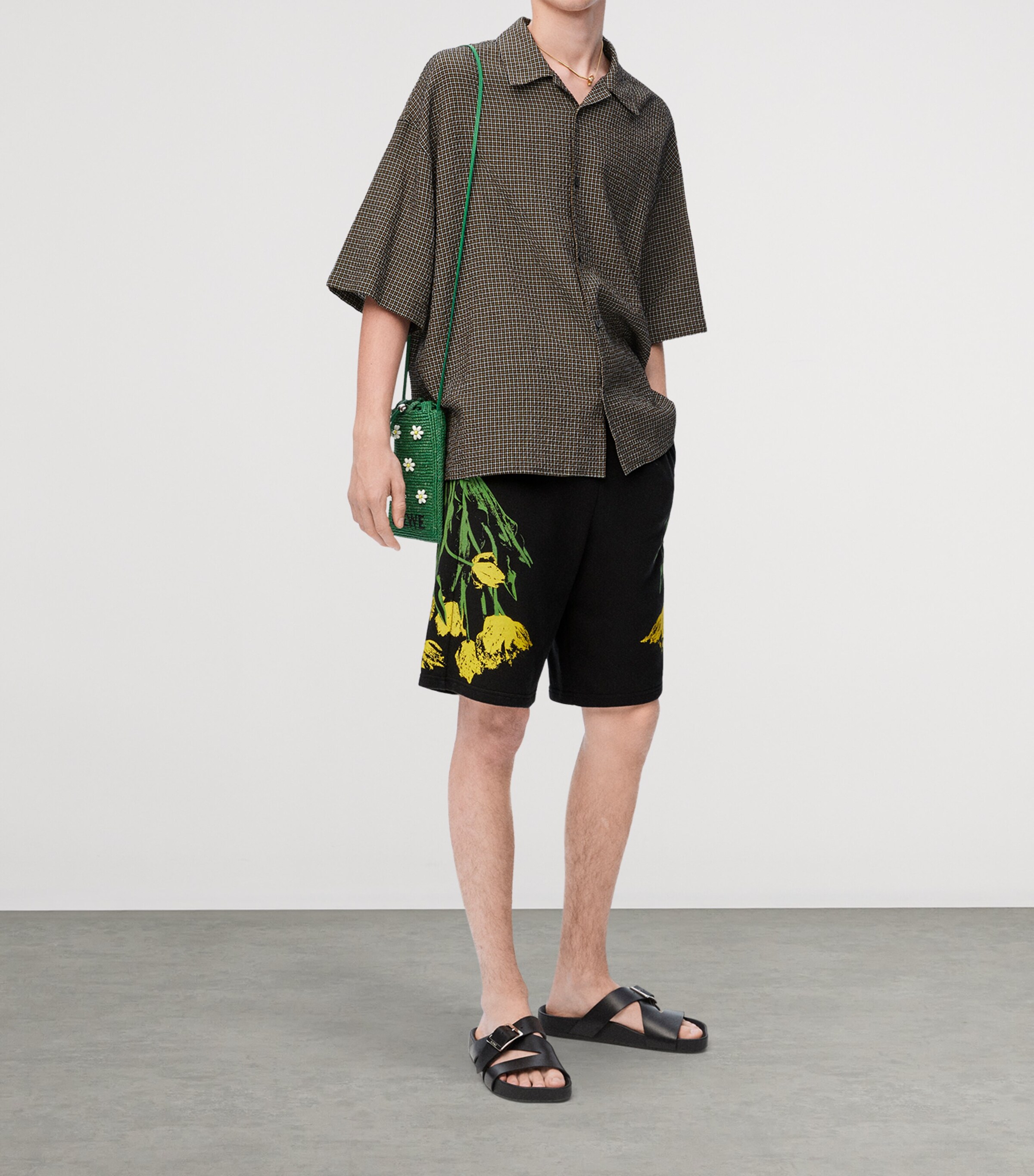 LOEWE x Paula's Ibiza Cotton Floral Shorts | Harrods US