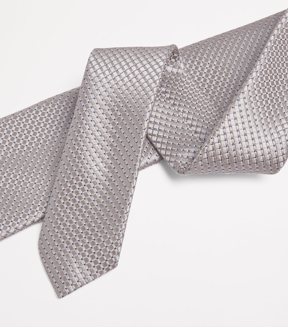 Silk Jacquard Op-Art Tie F8109 Image 3