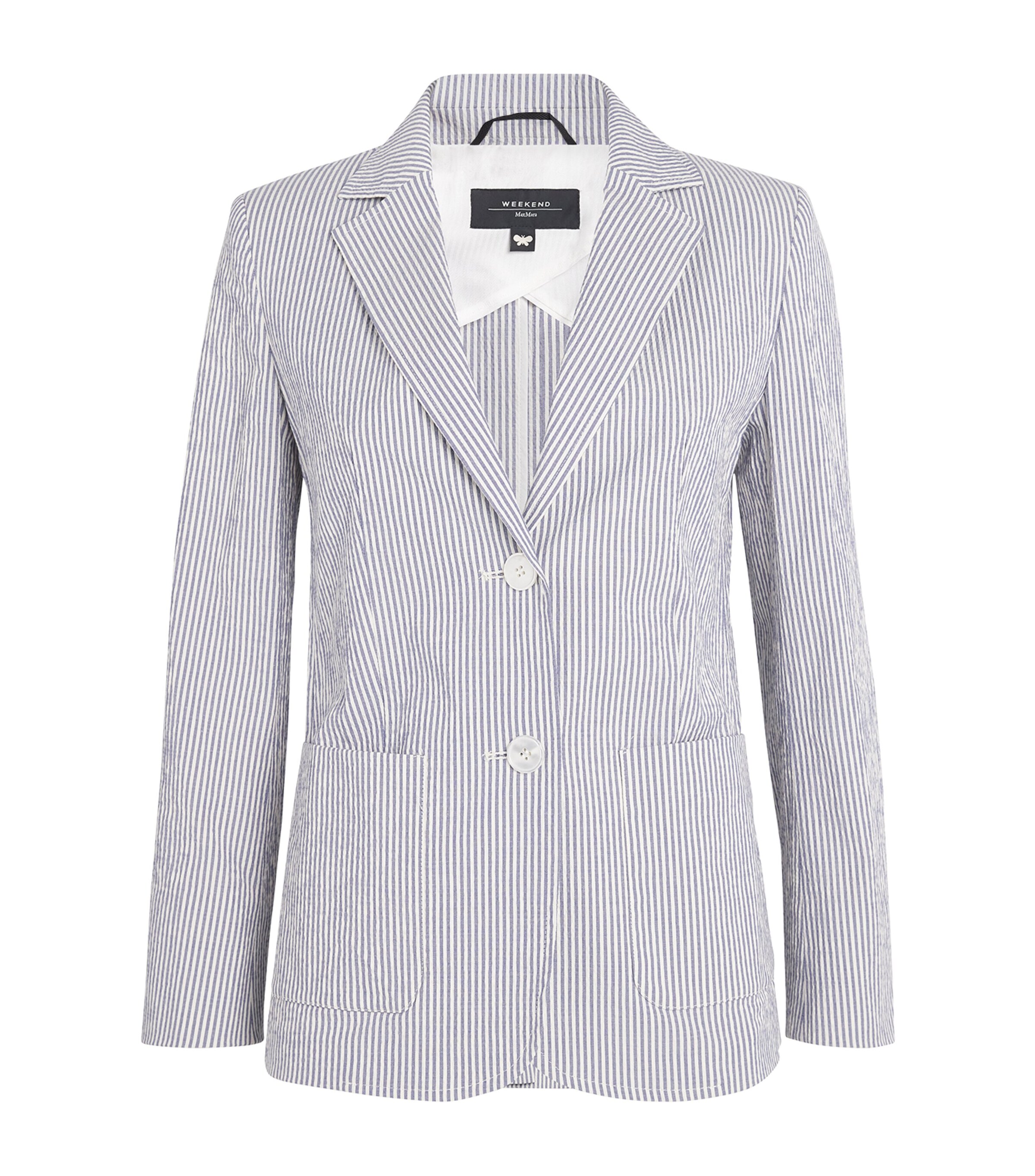 Weekend Max Mara Cotton Striped Blazer | Women Clothing | Coats & Jackets | Blazers | Designers | Weekend Max Mara | 5244