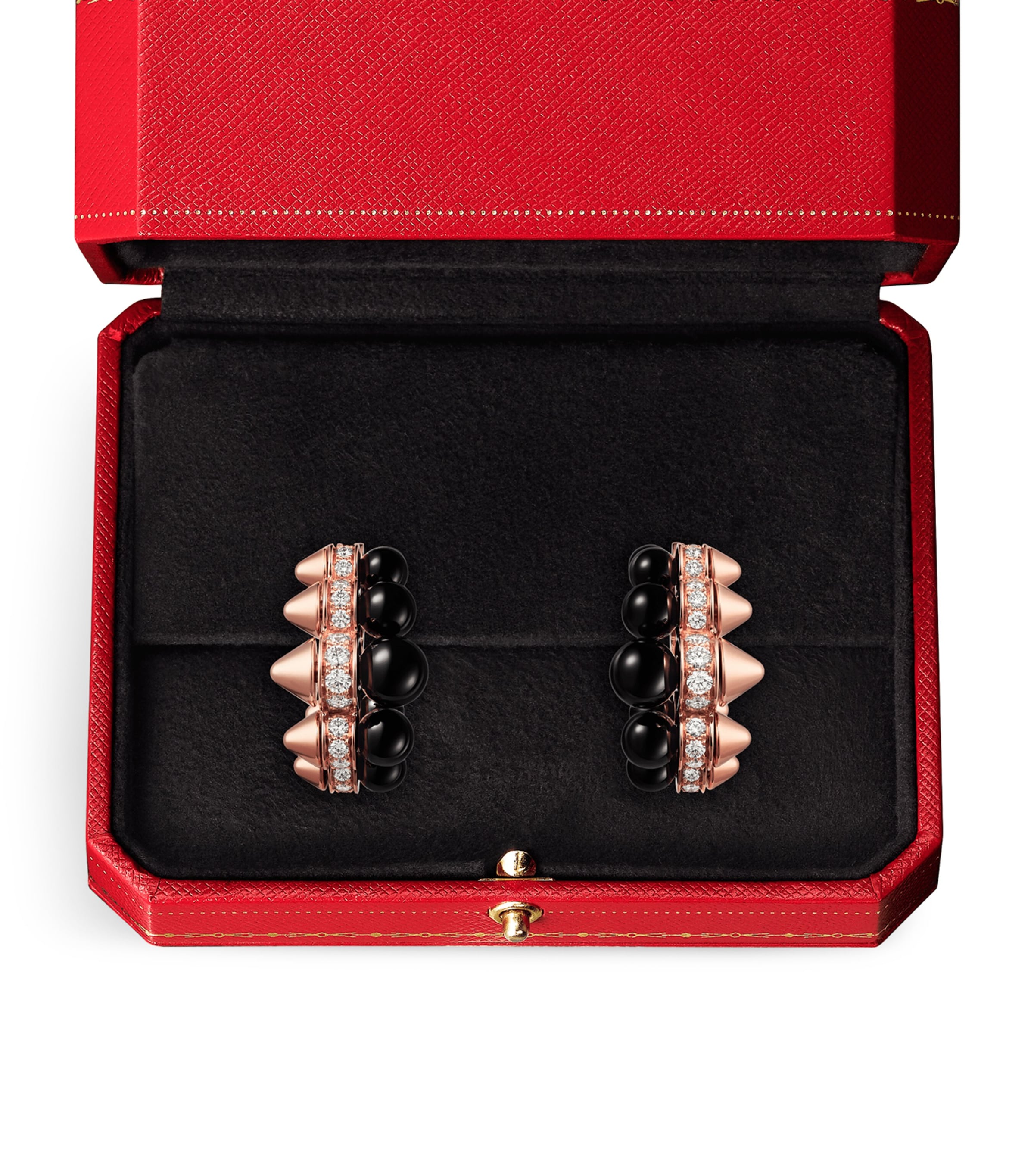 Rose Gold, Diamond and Onyx Clash de Cartier Earrings ROSE GOLD Image 4