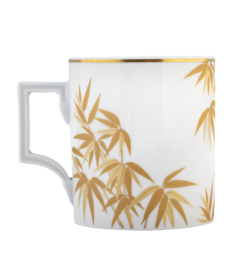 Porcelain Golden Bamboo Mug (250ml) NO COLOUR Image 2