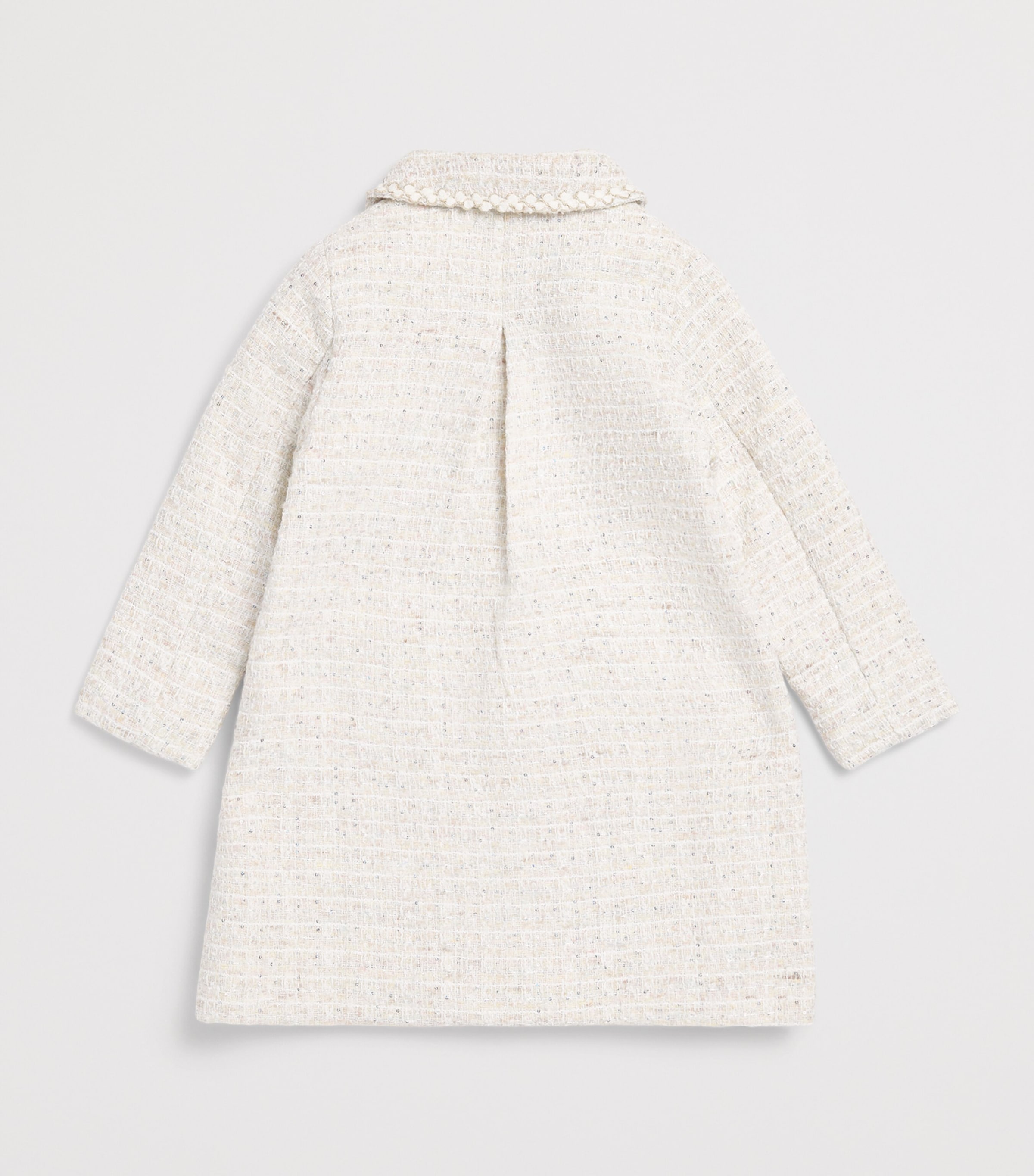 Patachou Metallic Tweed Tailored Coat (2-8 Years) Tweed Image 2