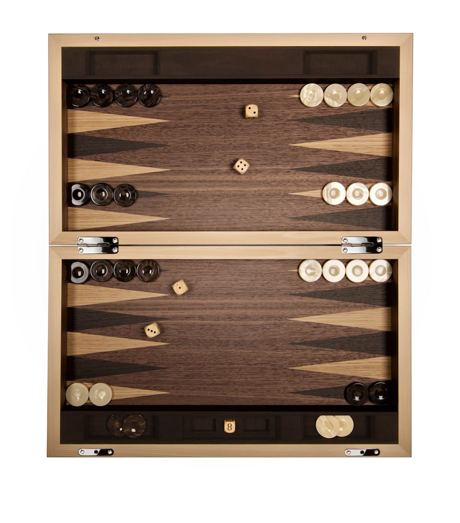 L.U.C. Backgammon Set BROWN Image 3