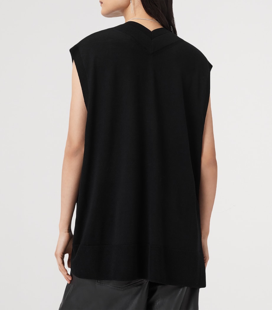 Jersey Studded Bern Tank Top BLACK Image 7