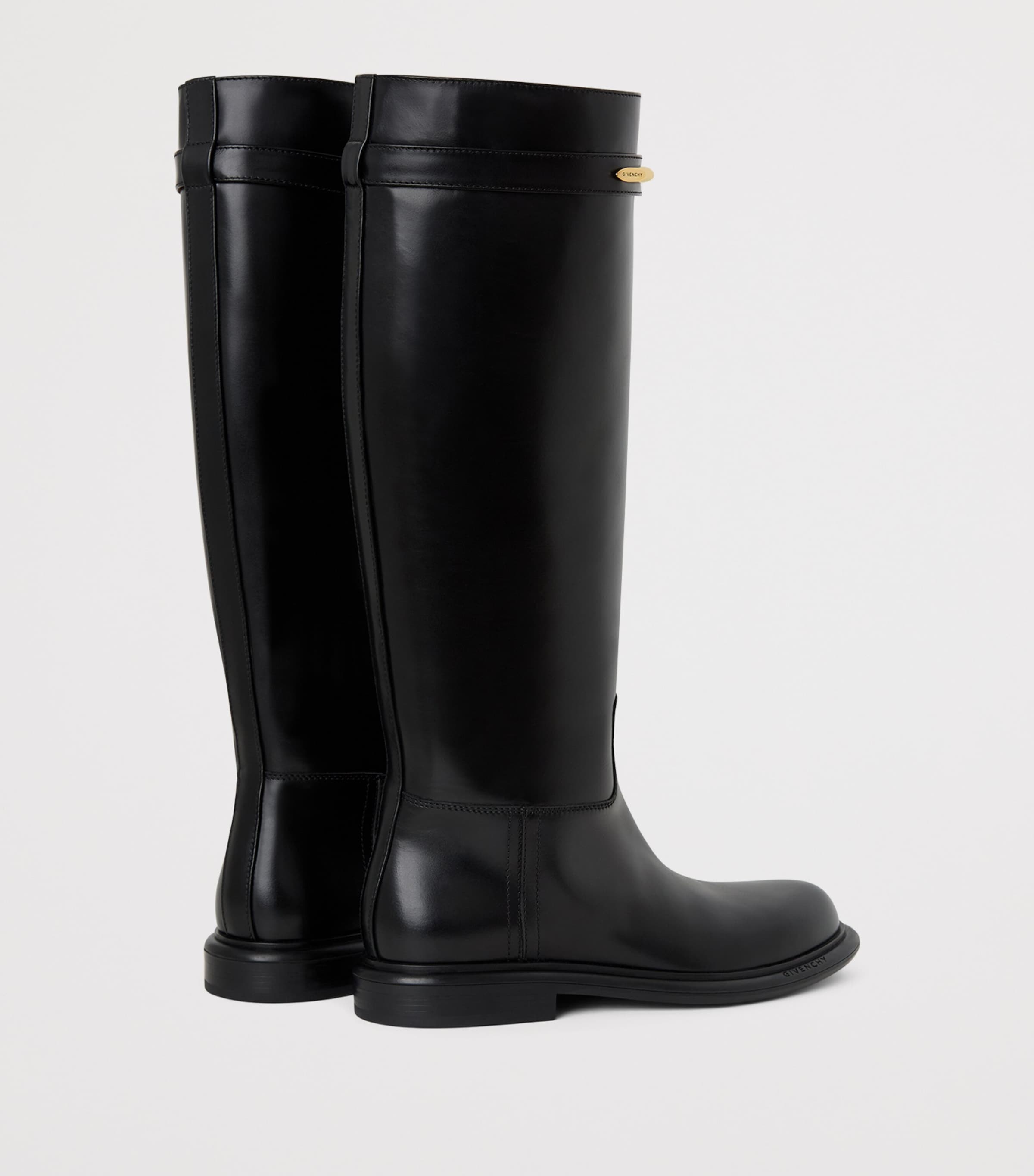 Givenchy Leather Knee-High Riding Boots Image 5