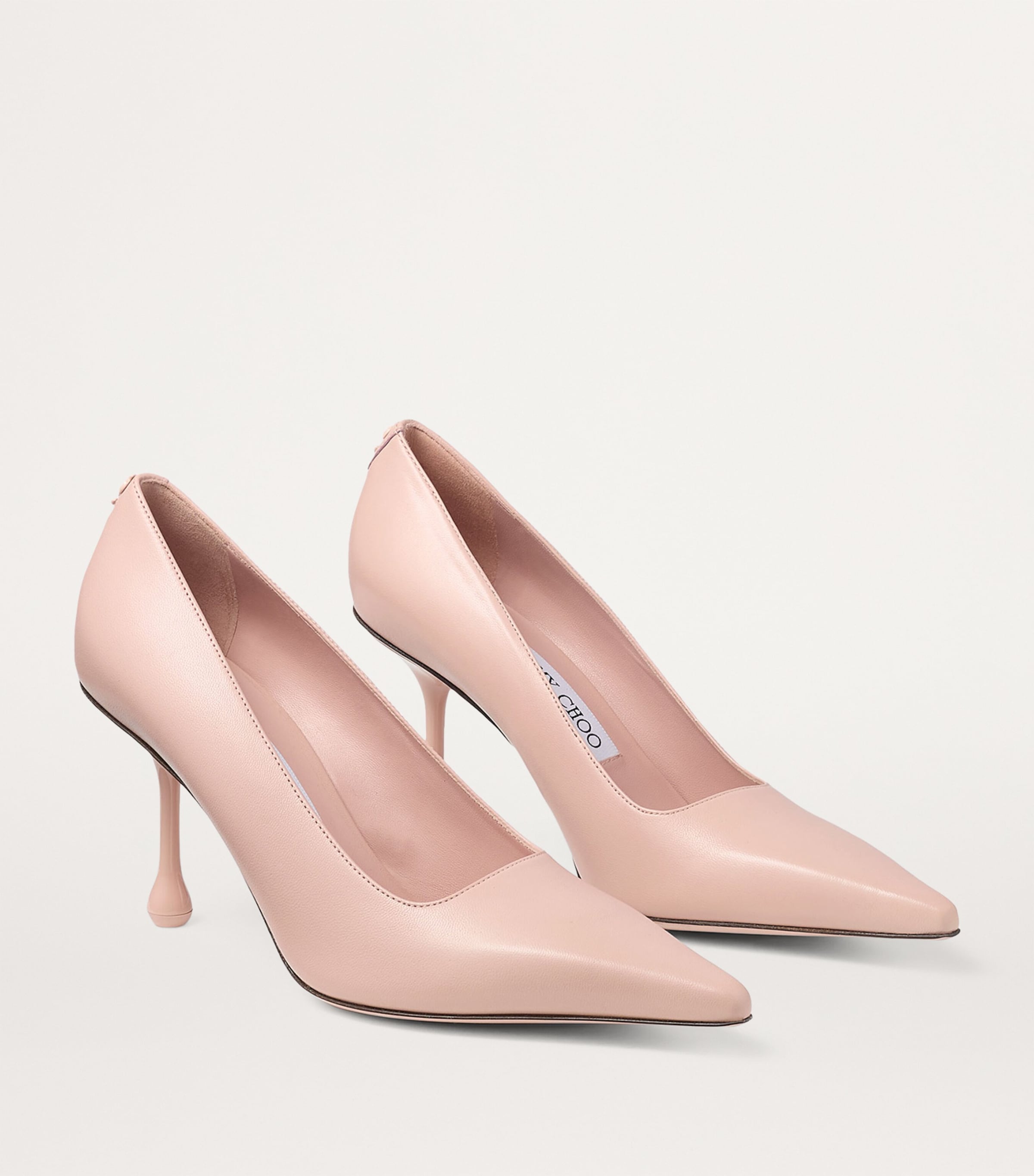 Jimmy Choo Nude Ixia 80 Leather Pumps | Harrods US