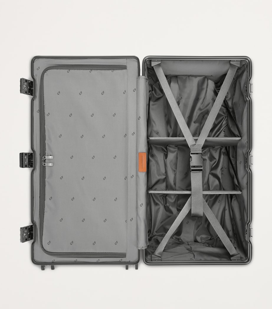 Trunk Spinner Check-In Suitcase (73cm) GREY/ COGNAC Image 7