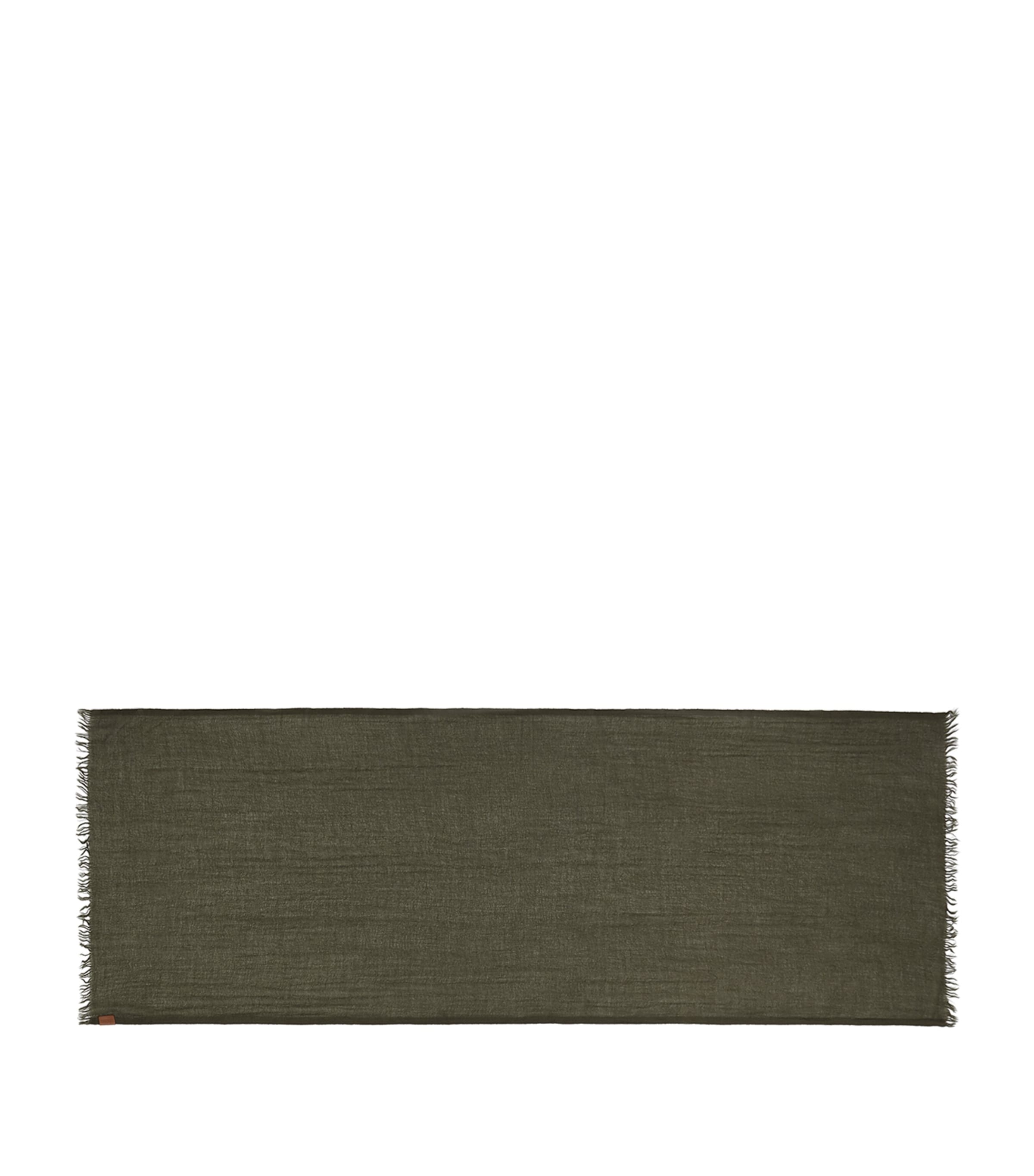 LOEWE Cashmere Logo Scarf Tea Dust Glaze Image 1