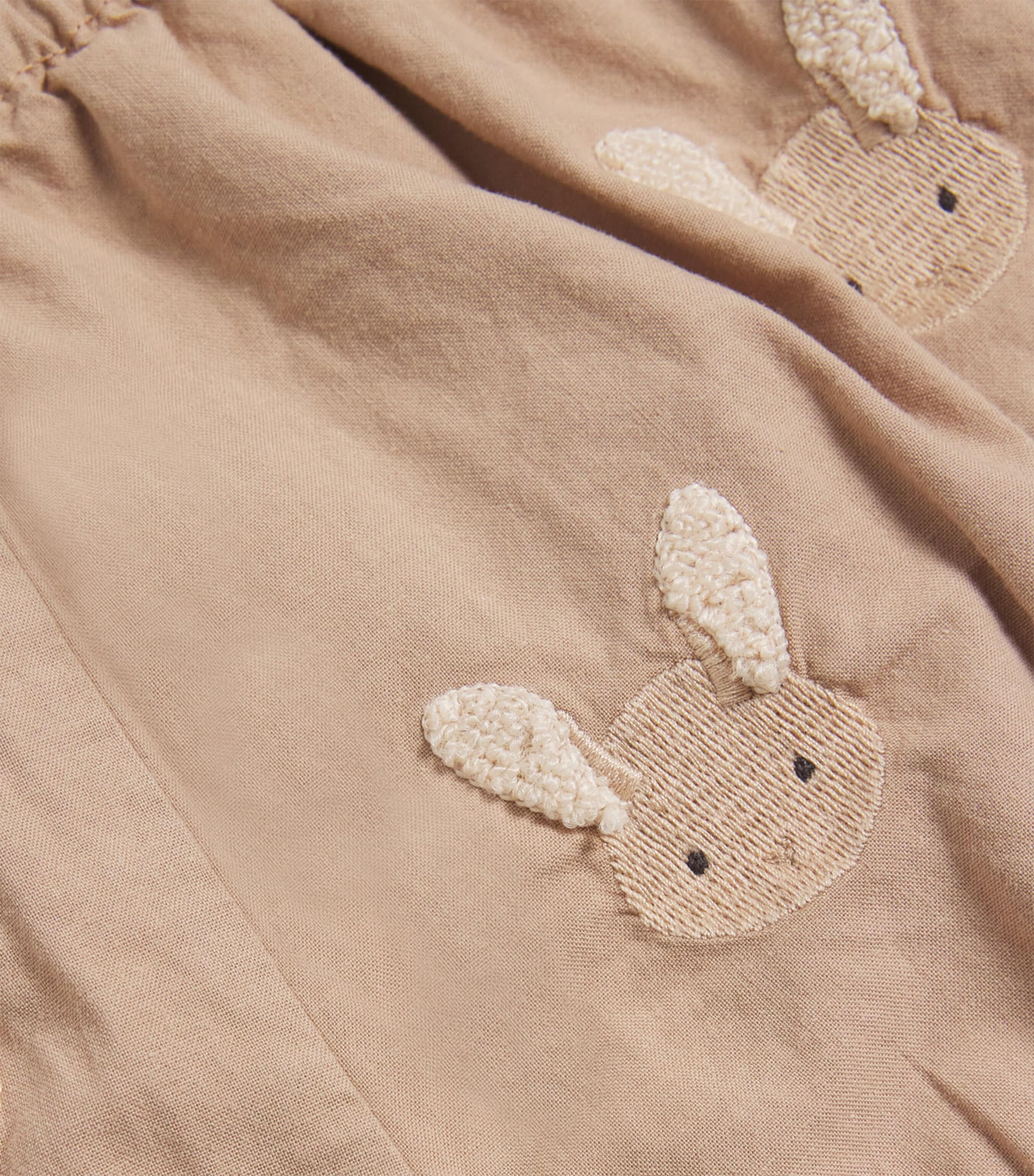 Donsje Fluffy Bunnies Carson Bloomers (0-24 Months) Mocha Image 3