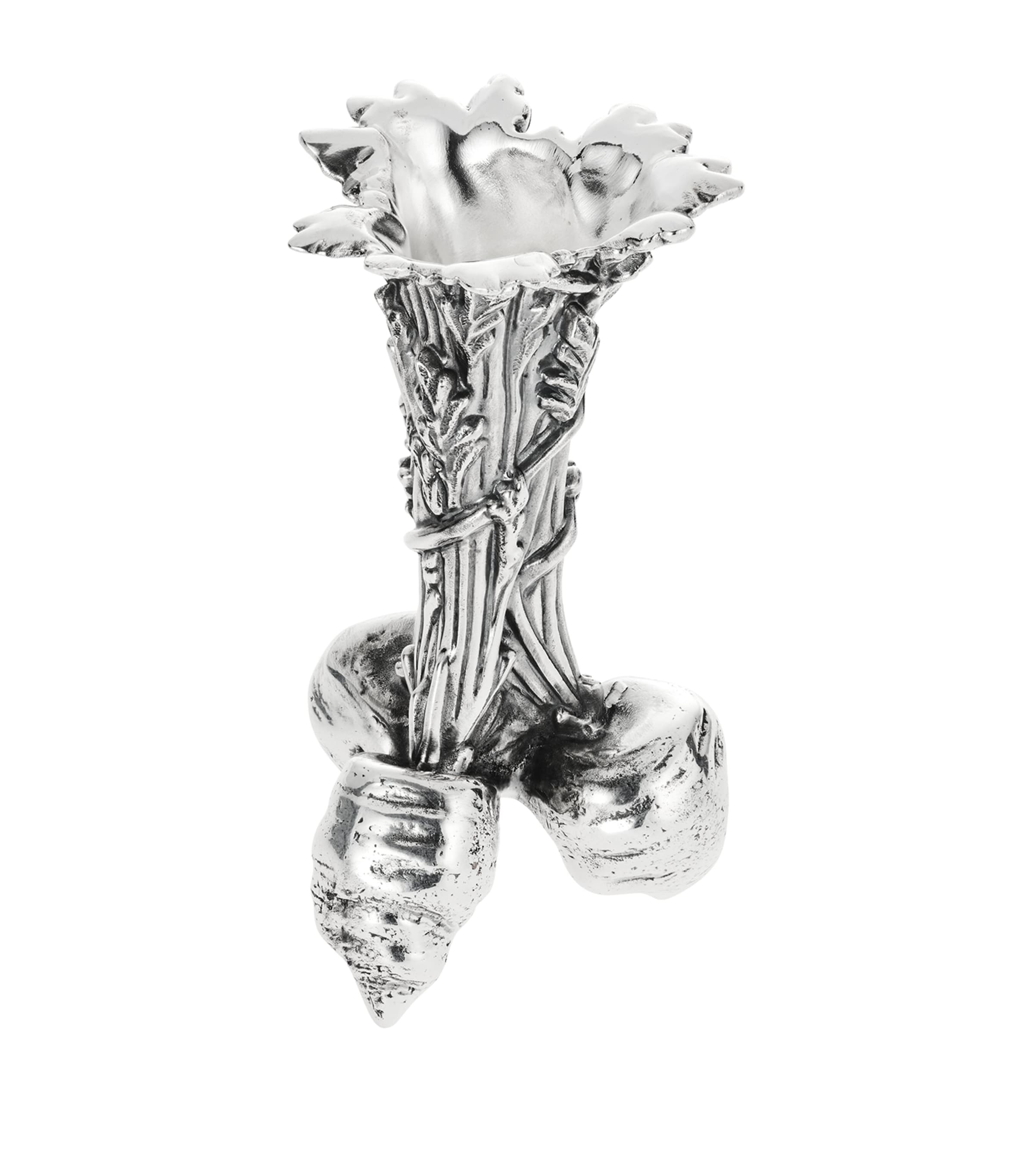 Silver-Plated Bunch Of Carrots Vase (10.5cm) SILVER Image 2