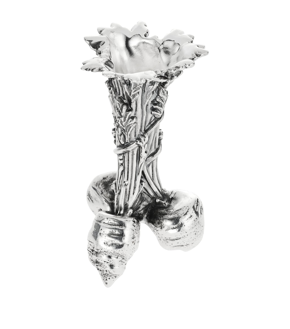 Silver-Plated Bunch Of Carrots Vase (10.5cm) SILVER Image 2