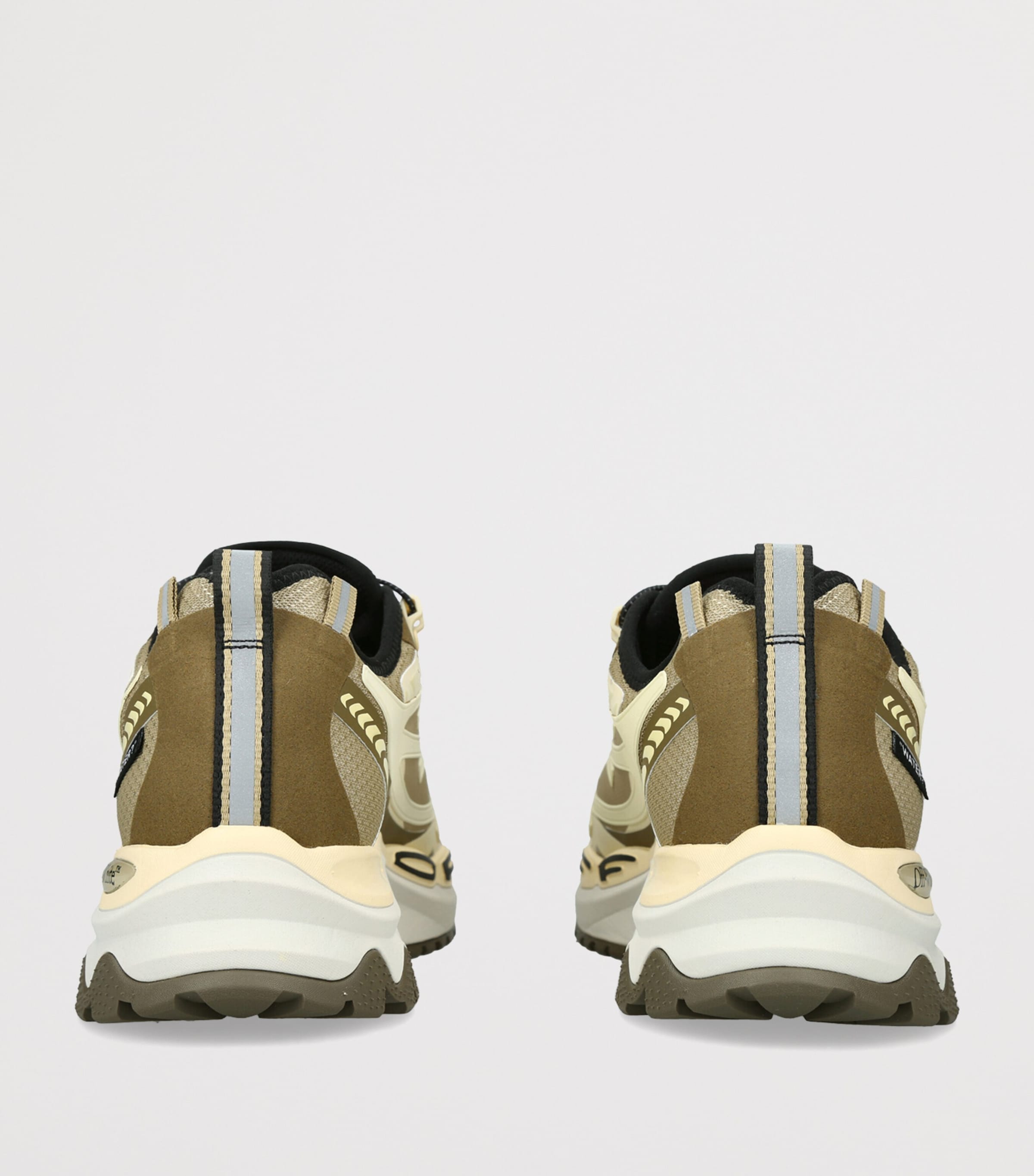 Off-White Mens Be Right Back Trail Sneakers Khaki Image 4