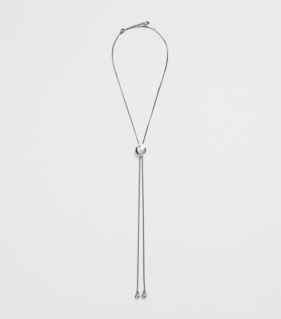 Rattle Bolo Tie Necklace BK927 SILVER Image 3