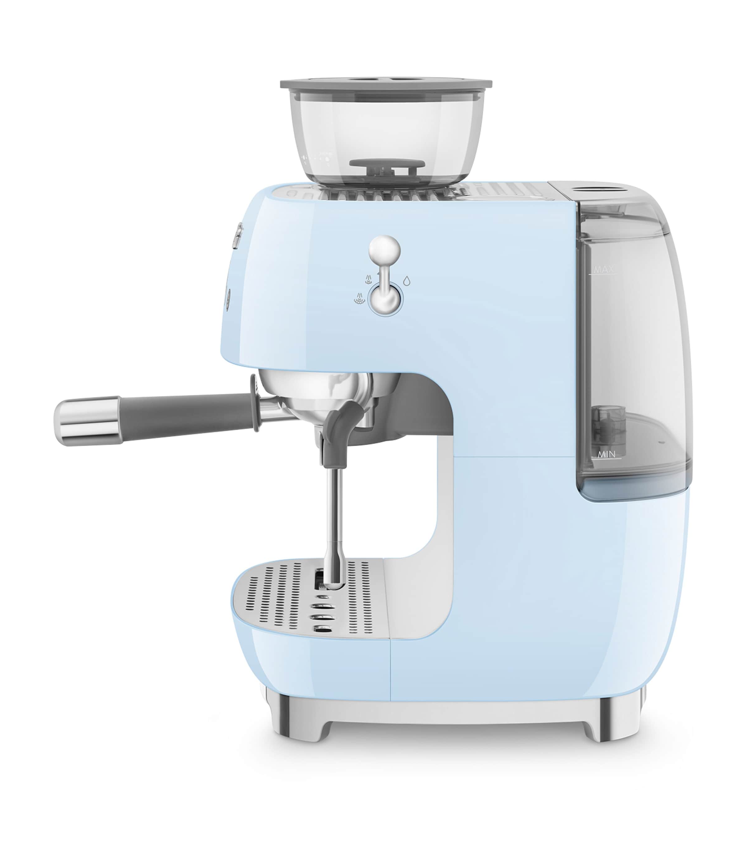 Smeg EGF03PBUK Espresso Coffee Machine with Grinder Pastel Blue Image 3