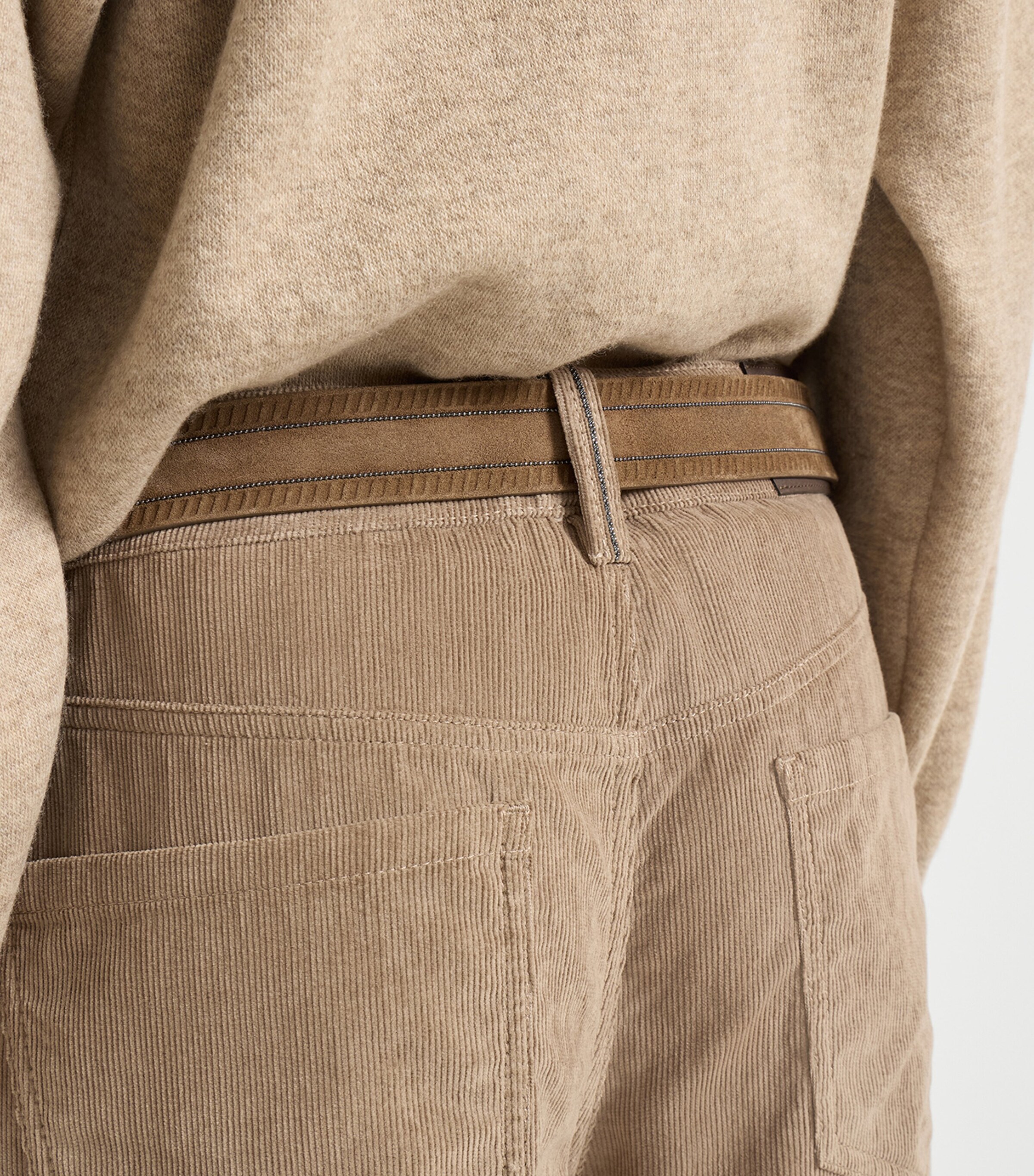 Cotton-Blend Corduroy Trousers C4697 Image 5