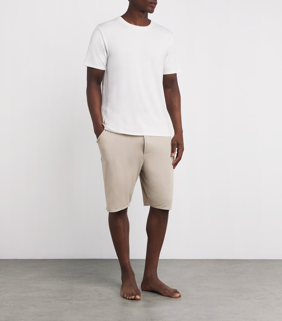 Stretch-Modal Lounge Shorts DESC-DESERT/CALICO Image 2