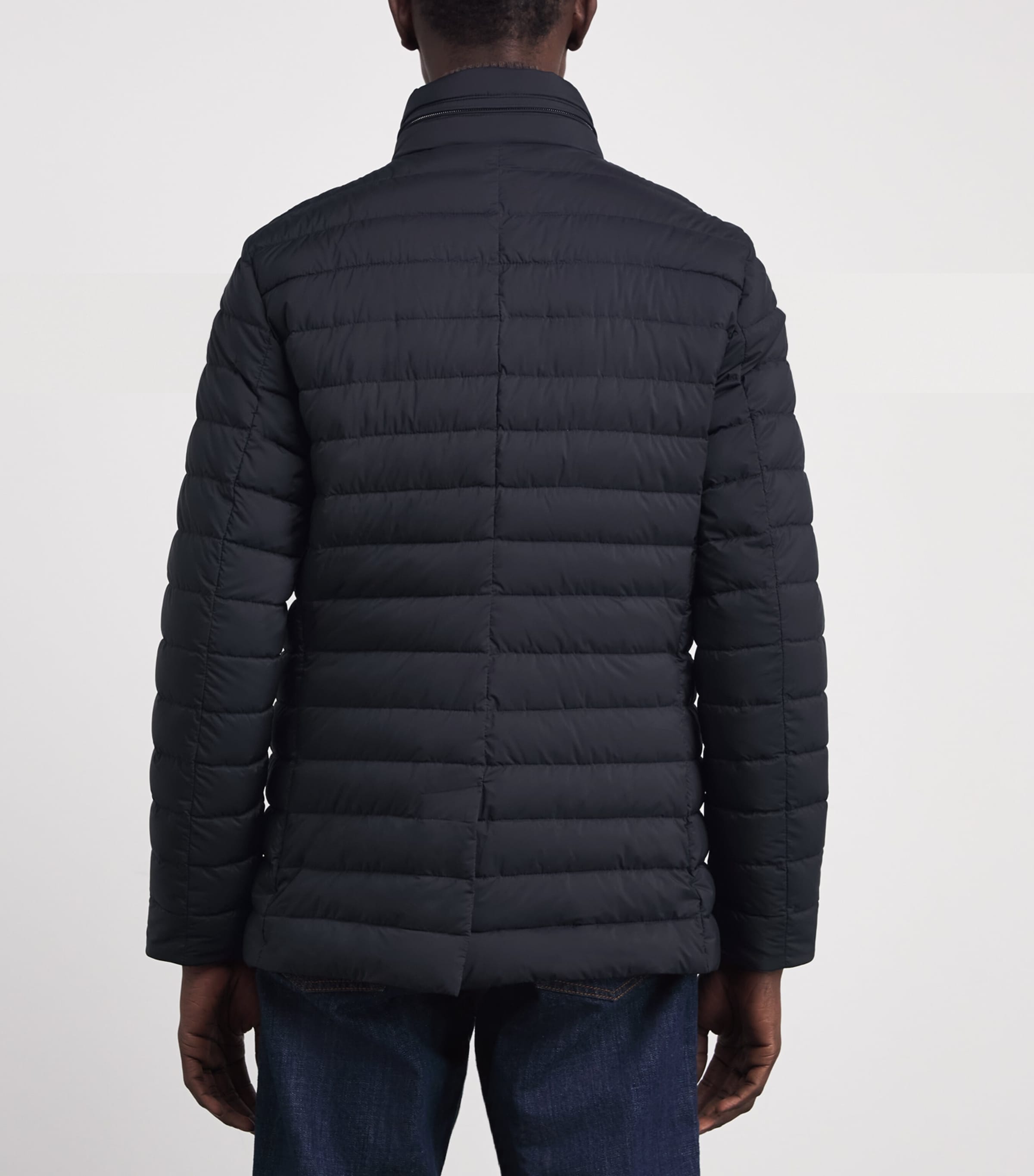 Quilted Aloisio Jacket DARK BLU U0402 Image 4