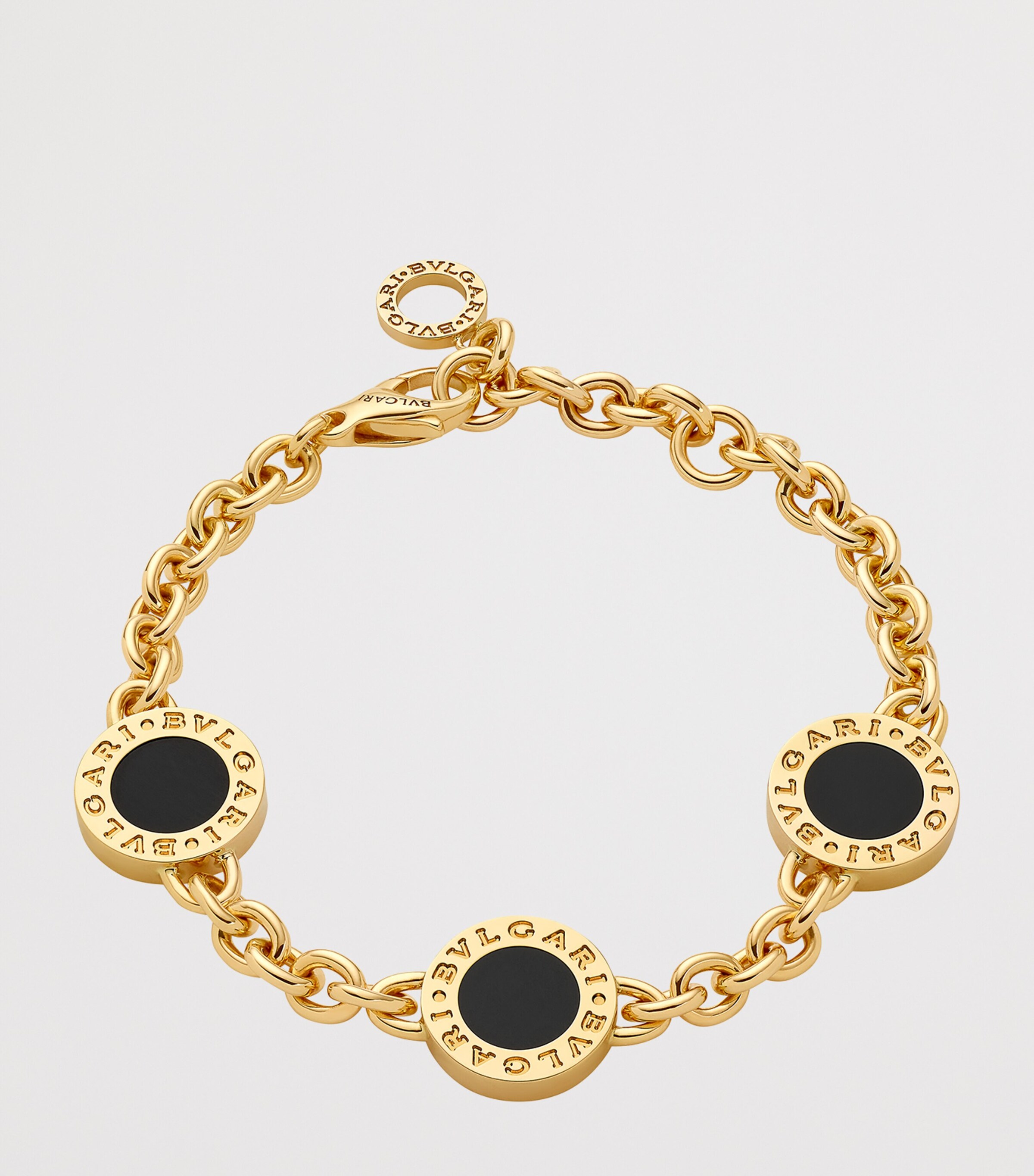 Bvlgari Yellow Gold, Mother-of-Pearl and Onyx Bvlgari Bvlgari Bracelet Gold Image 3