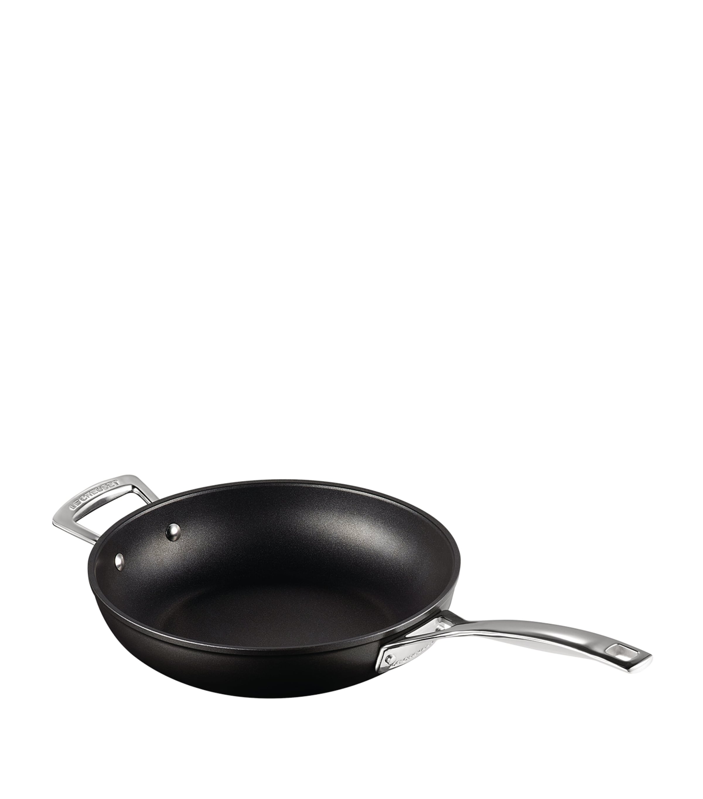 Toughened Non-Stick Pan (Set Of 3) BLACK Image 4