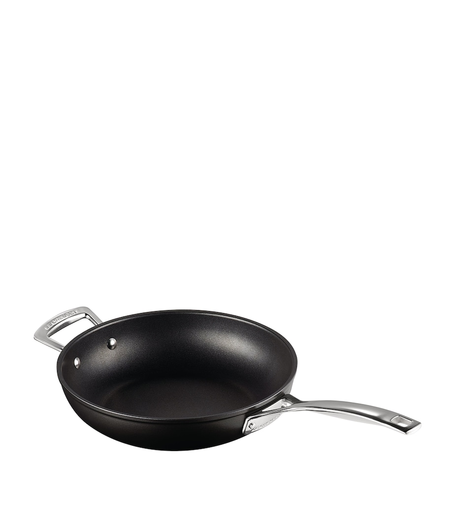Toughened Non-Stick Pan (Set Of 3) BLACK Image 4