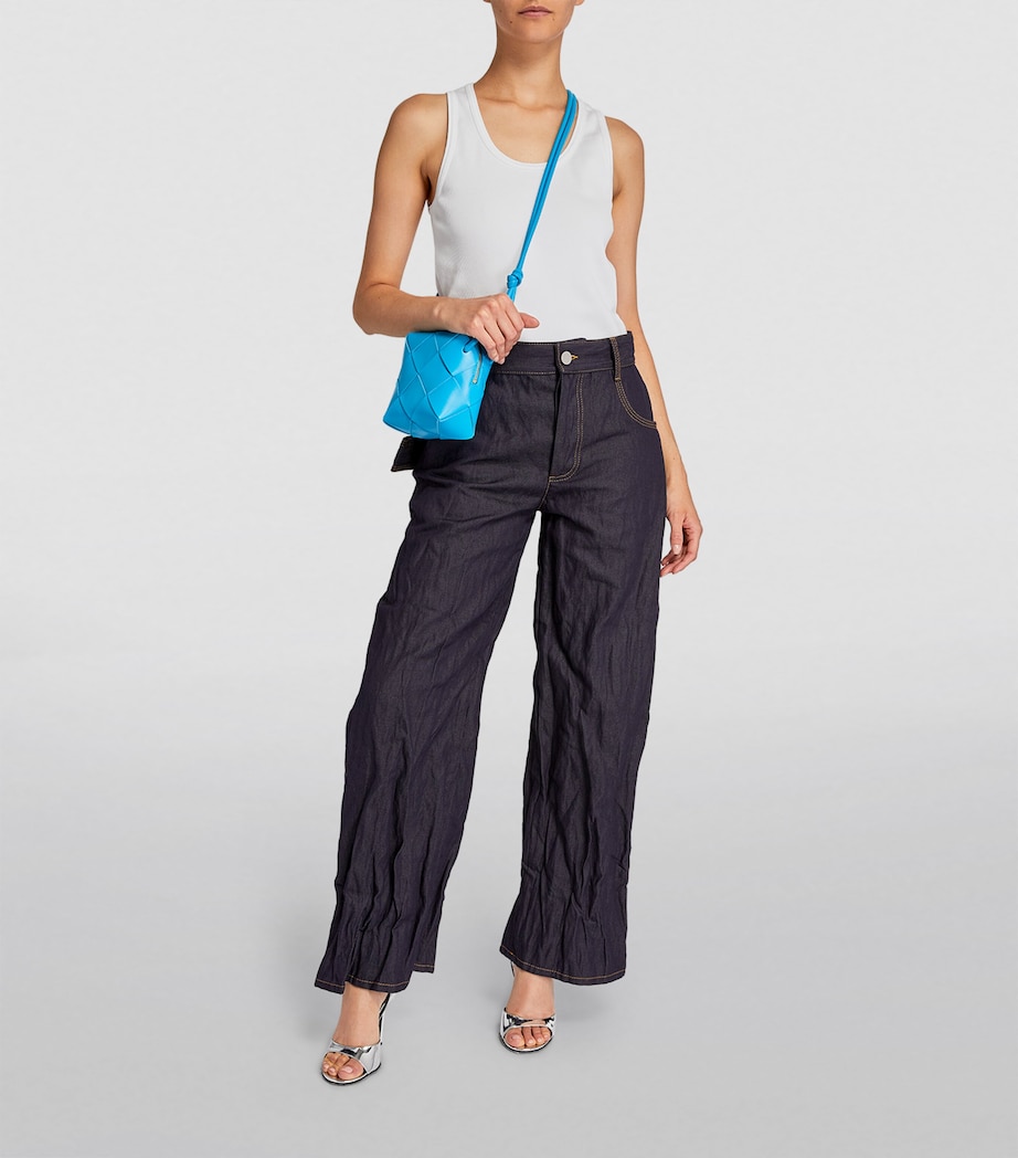 Stretch-Cotton Tank Top CHALK Image 2