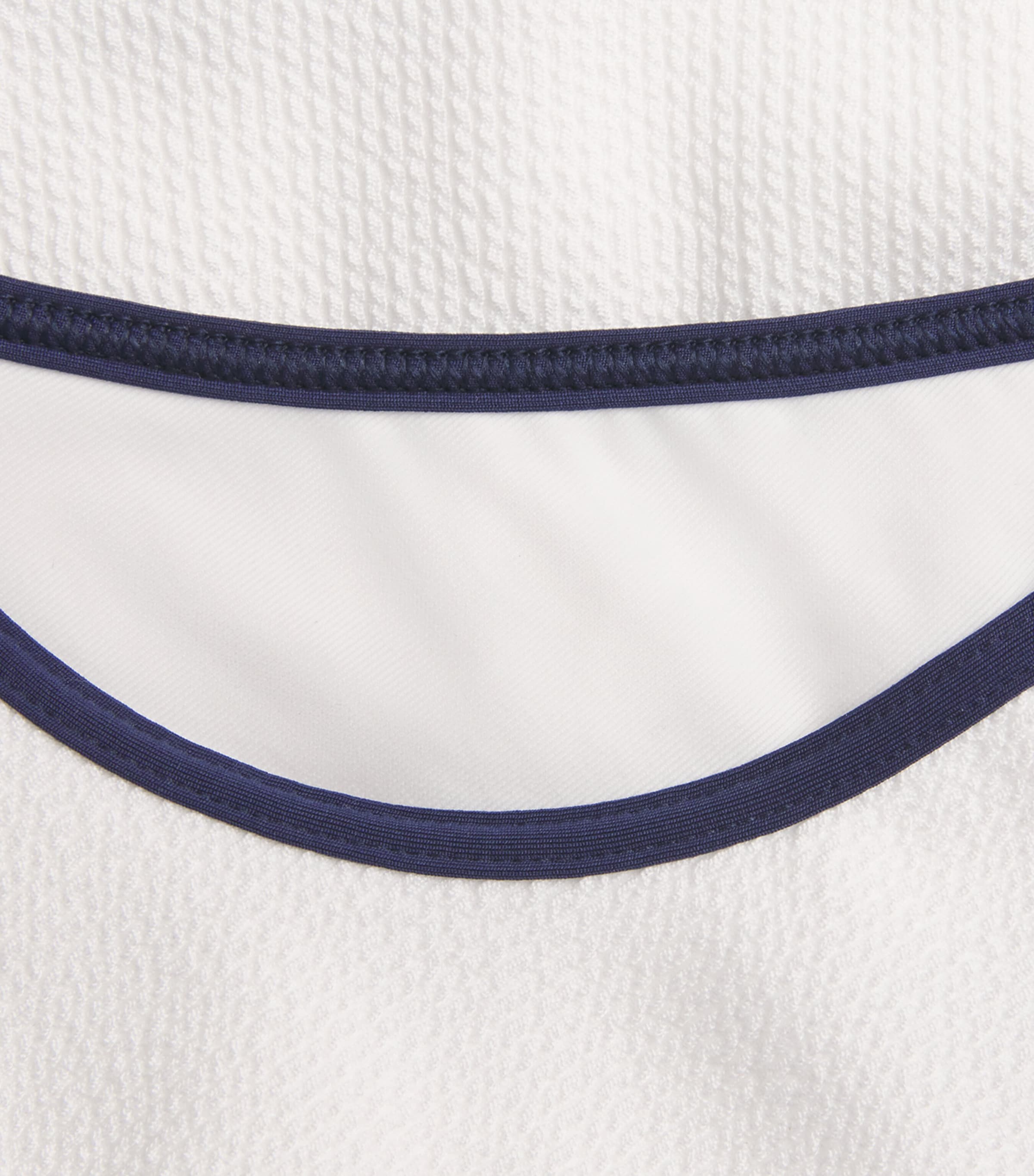 Melissa Odabash Womens Vigo Bikini Top White Ridges/navy Image 5