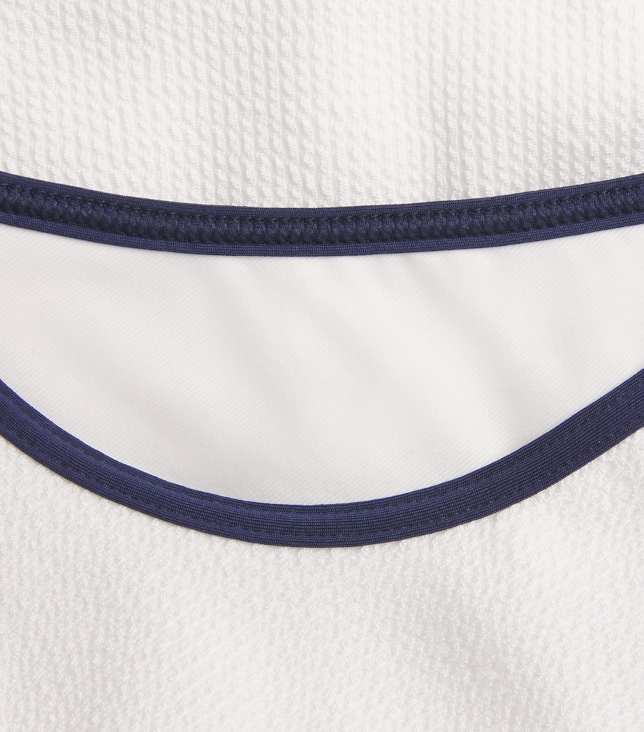 Melissa Odabash Womens Vigo Bikini Top White Ridges/navy Image 5