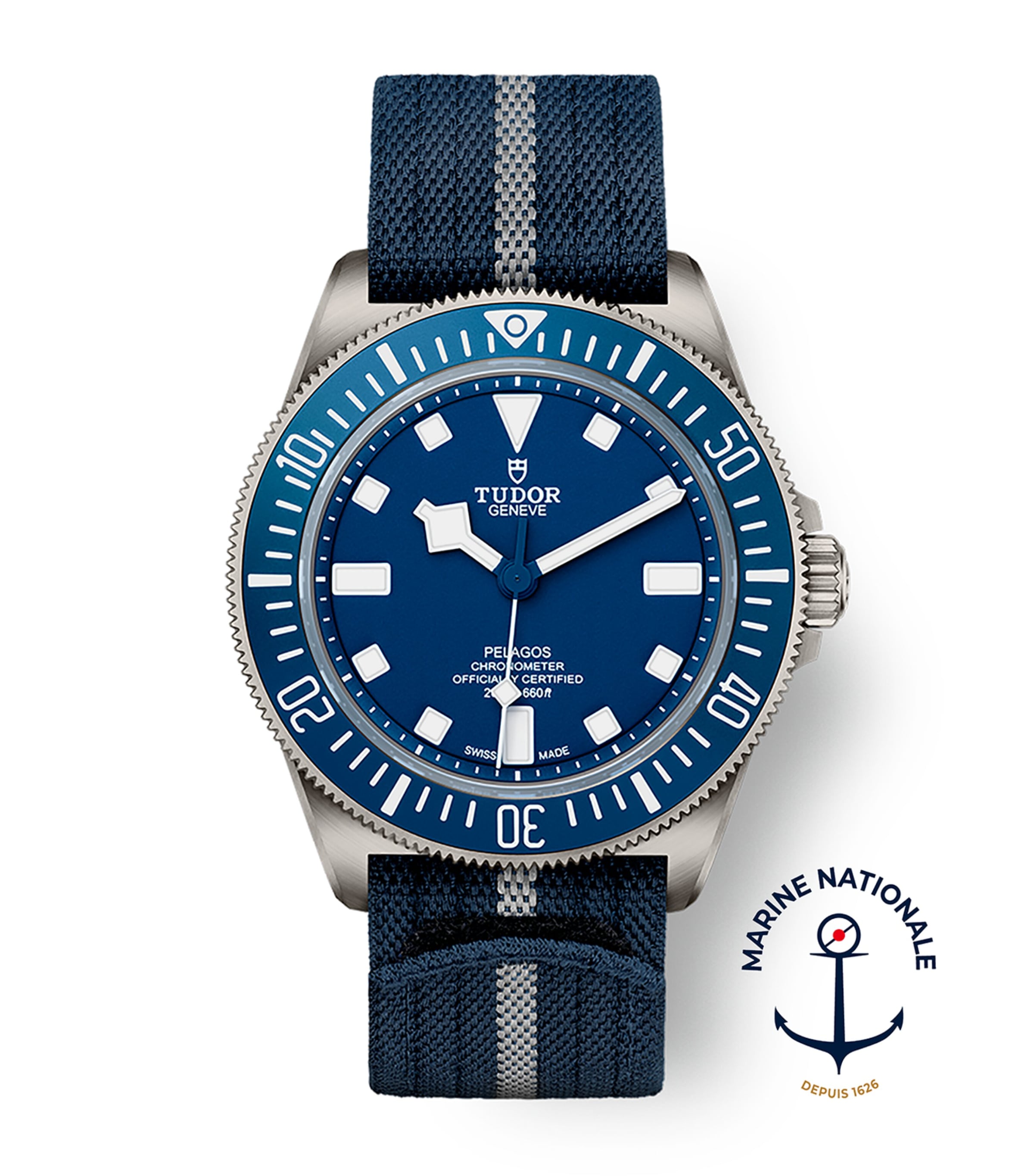 Pelagos FXD Titanium Watch 42mm BLUE Image 5
