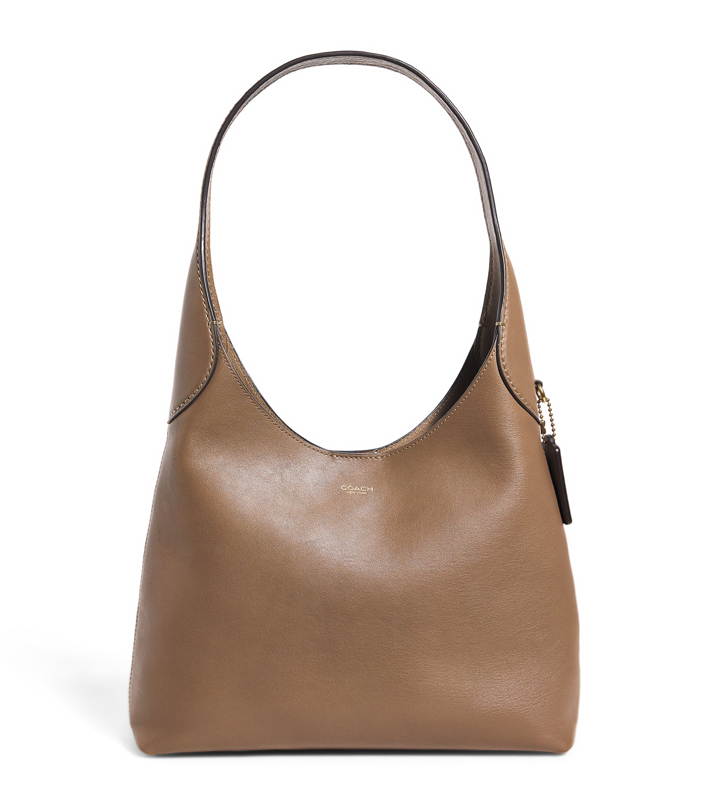 Coach Leather Brooklyn 39 Shoulder Bag Stone Image 1