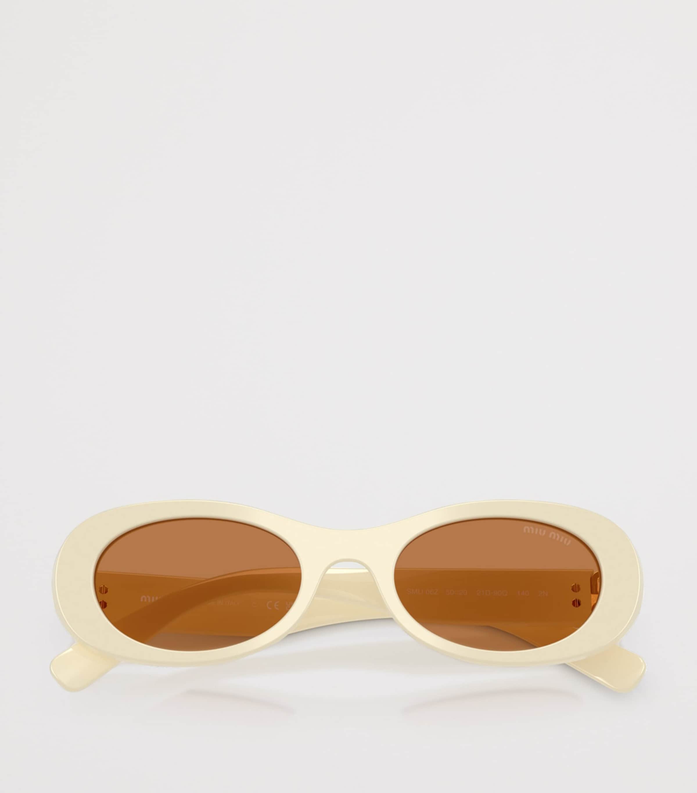 Acetate Oval MU06ZS Sunglasses 21D90Q Image 5