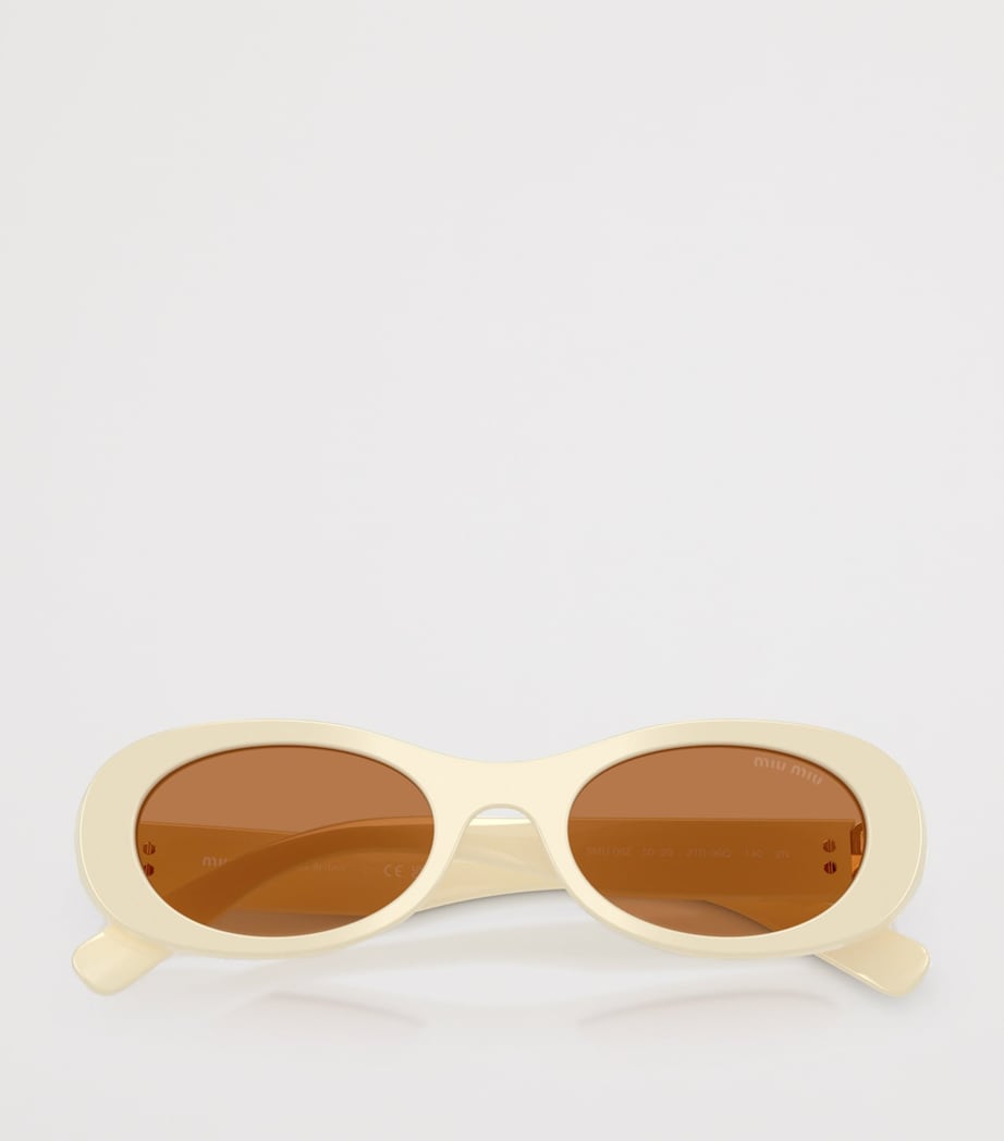 Acetate Oval MU06ZS Sunglasses 21D90Q Image 5