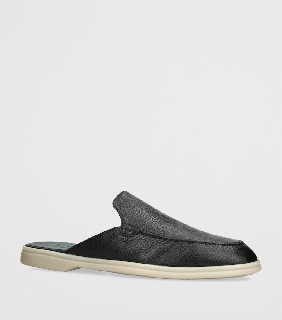 Leather Mules BLACK Image 3