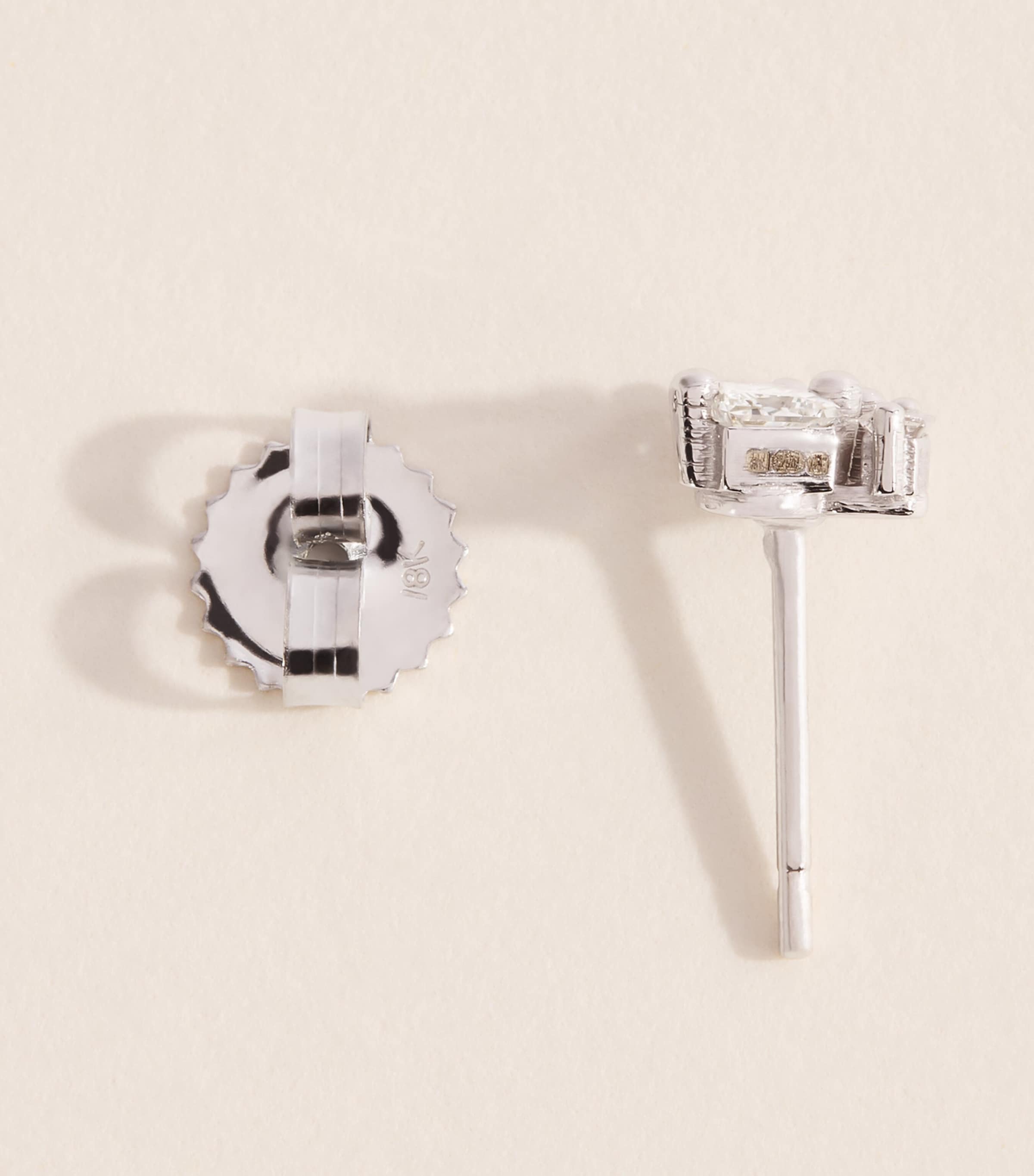 Suzanne Kalan White Gold and Diamond Princess Cluster Stud Earrings Wg/wd Image 4
