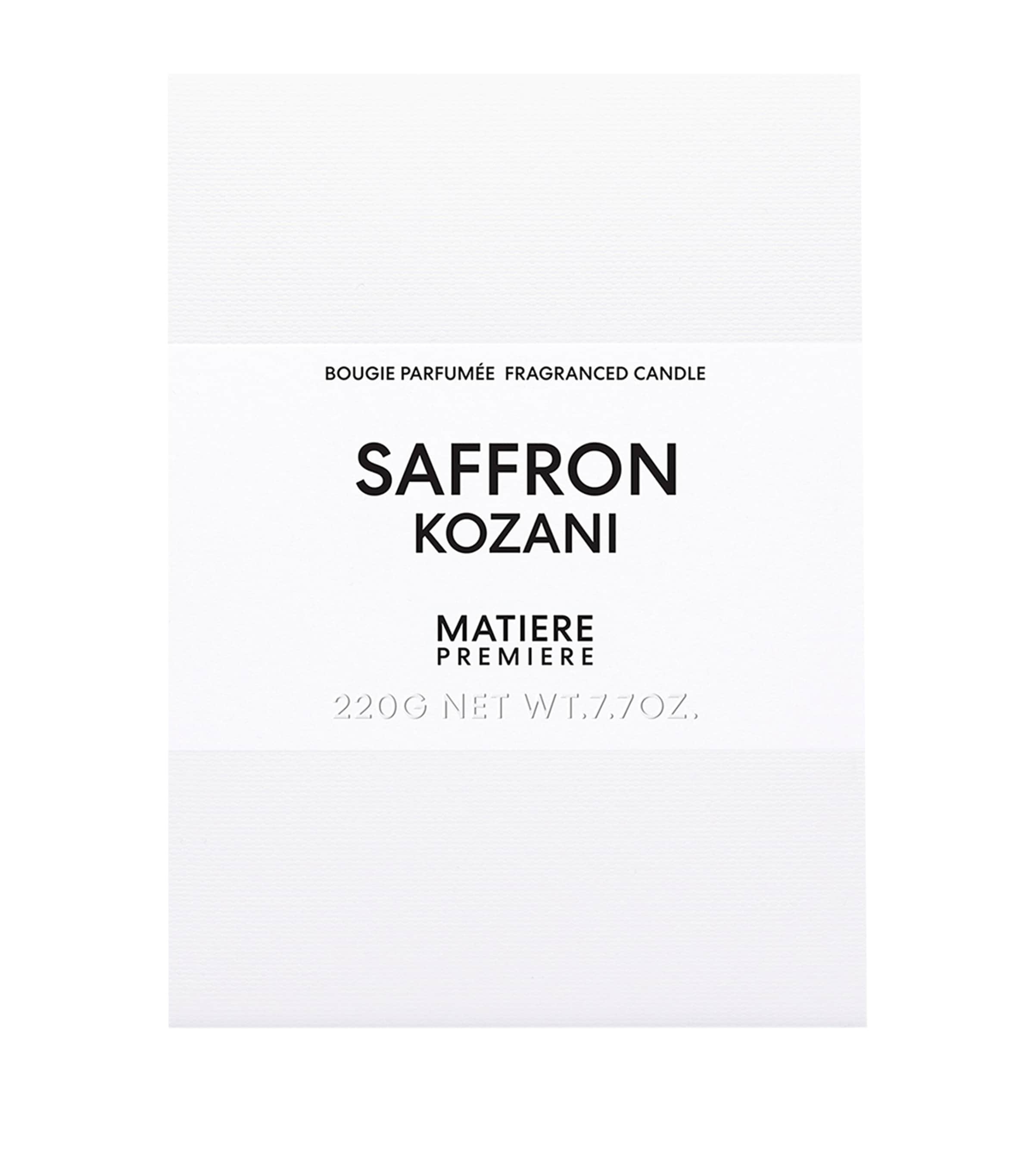 Saffron Kozani Scented Candle (220g) NO COLOUR Image 2