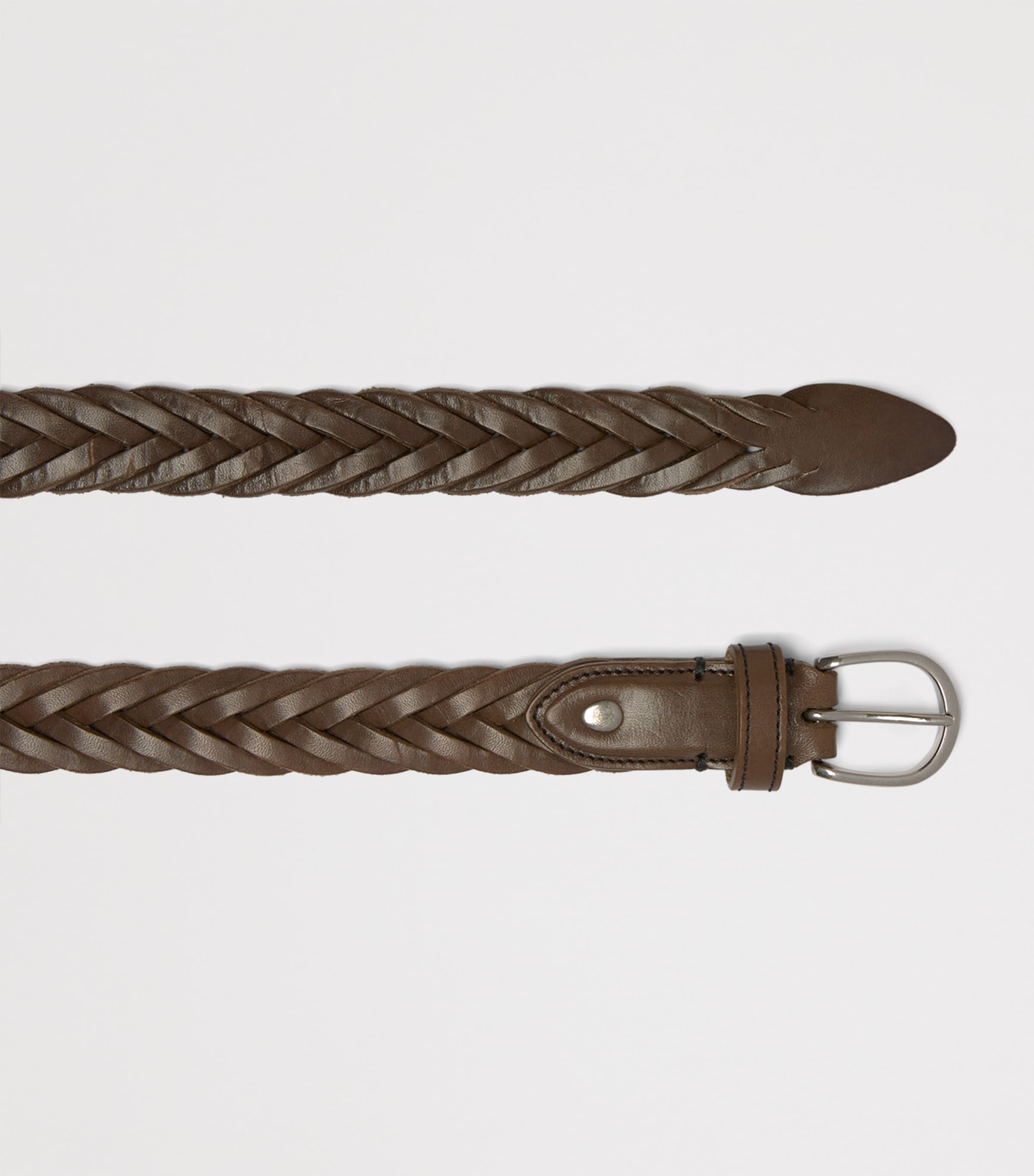 Dunhill Leather Woven Belt Image 3