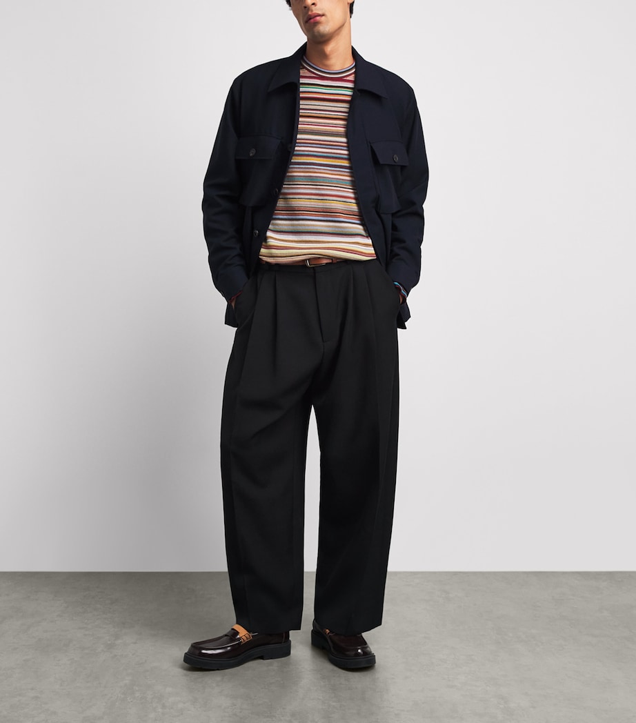 Paul Smith Mens Cotton Signature Stripe Sweater Coloured Image 2