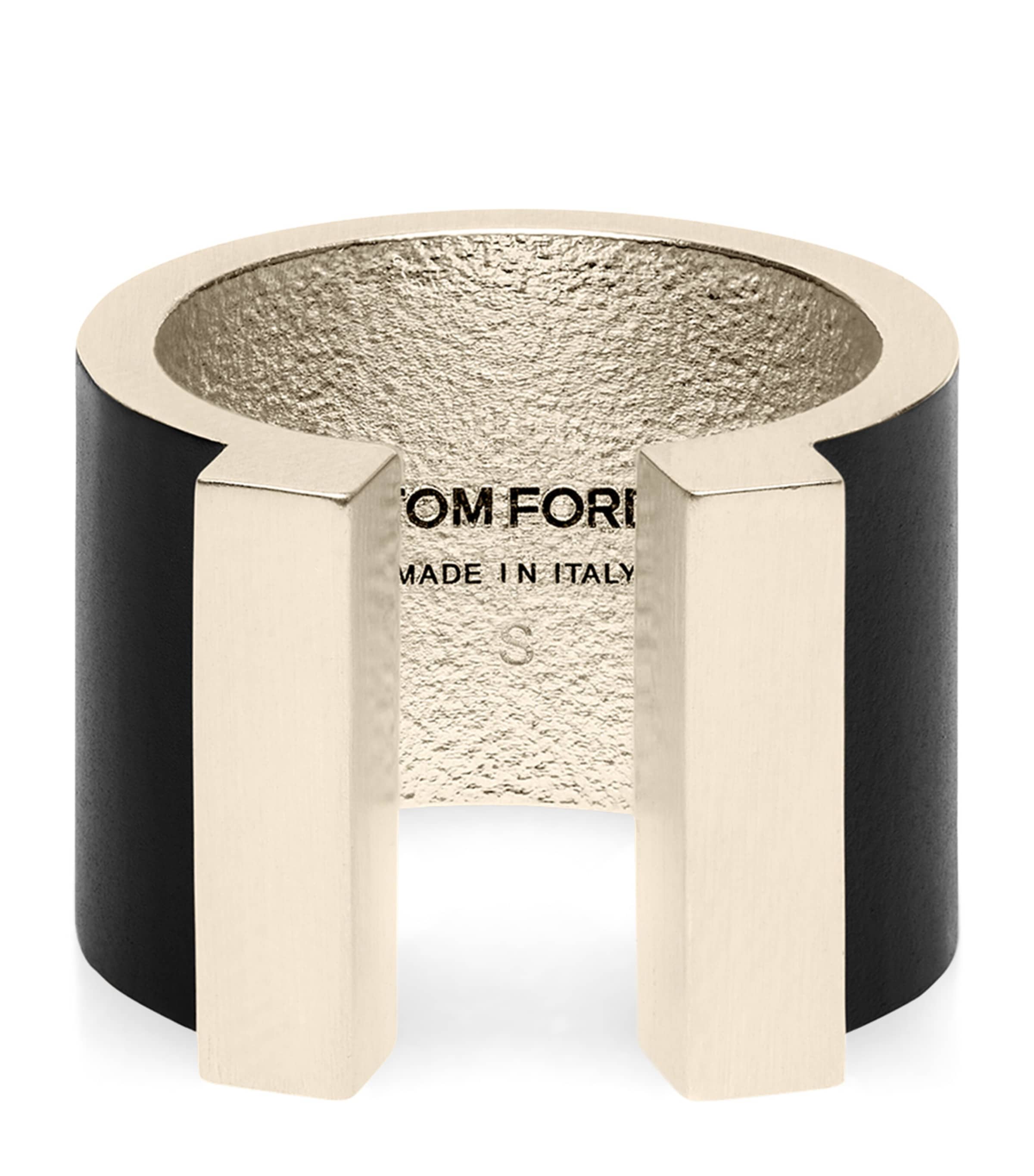 Tom Ford Fera Open Ring In Orange