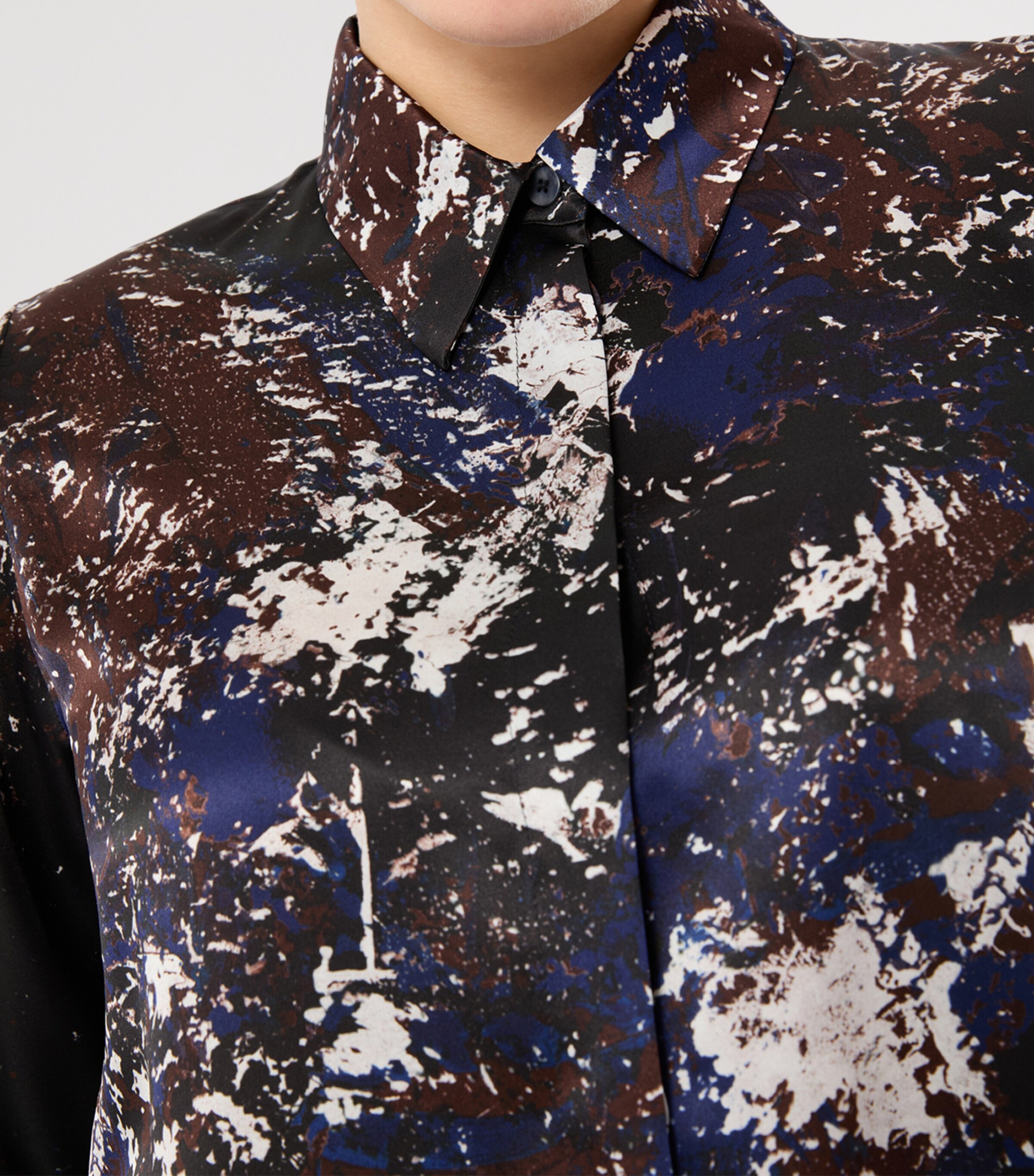 Silk Paint Shirt BLACK Image 5