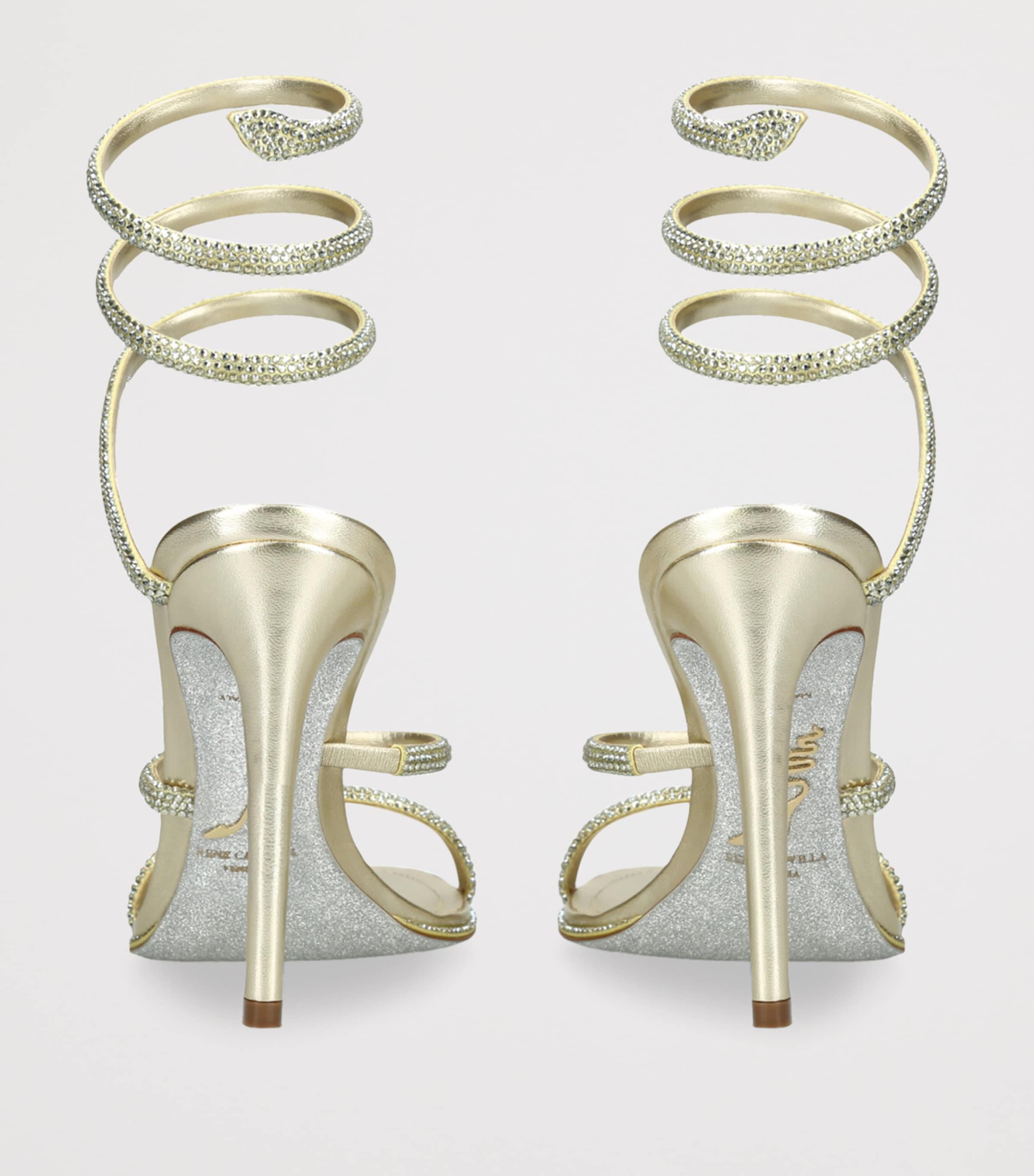 Embellished Cleo Heeled Sandals 105 YELLOW Image 2