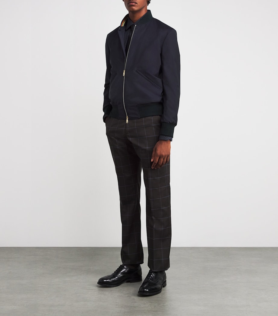 Wool Bomber Jacket 49_VERY DARK NAVY Image 2