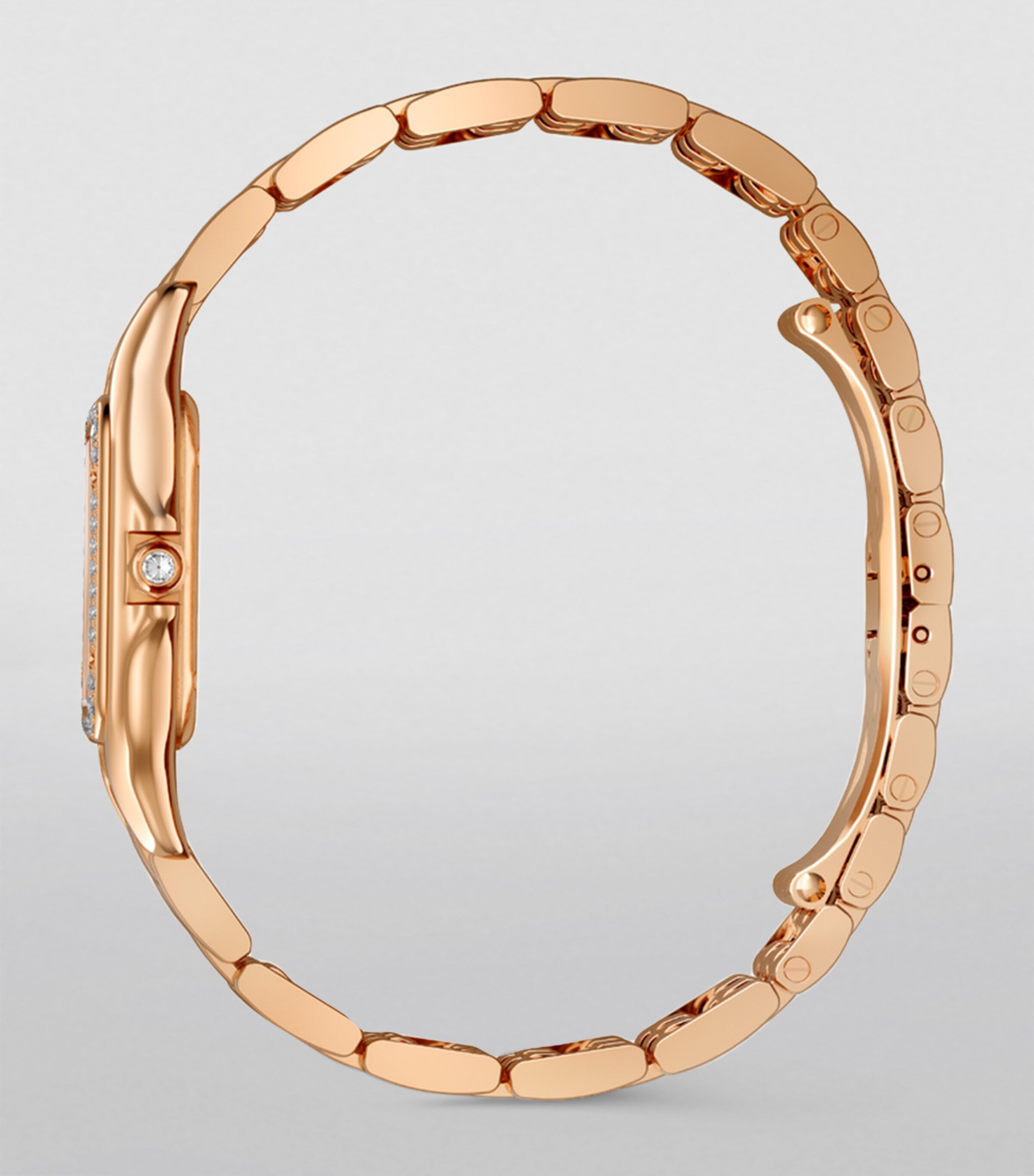 Cartier Medium Rose Gold and Diamond Panthère de Cartier Watch 26.7mm Rose Gold Image 6