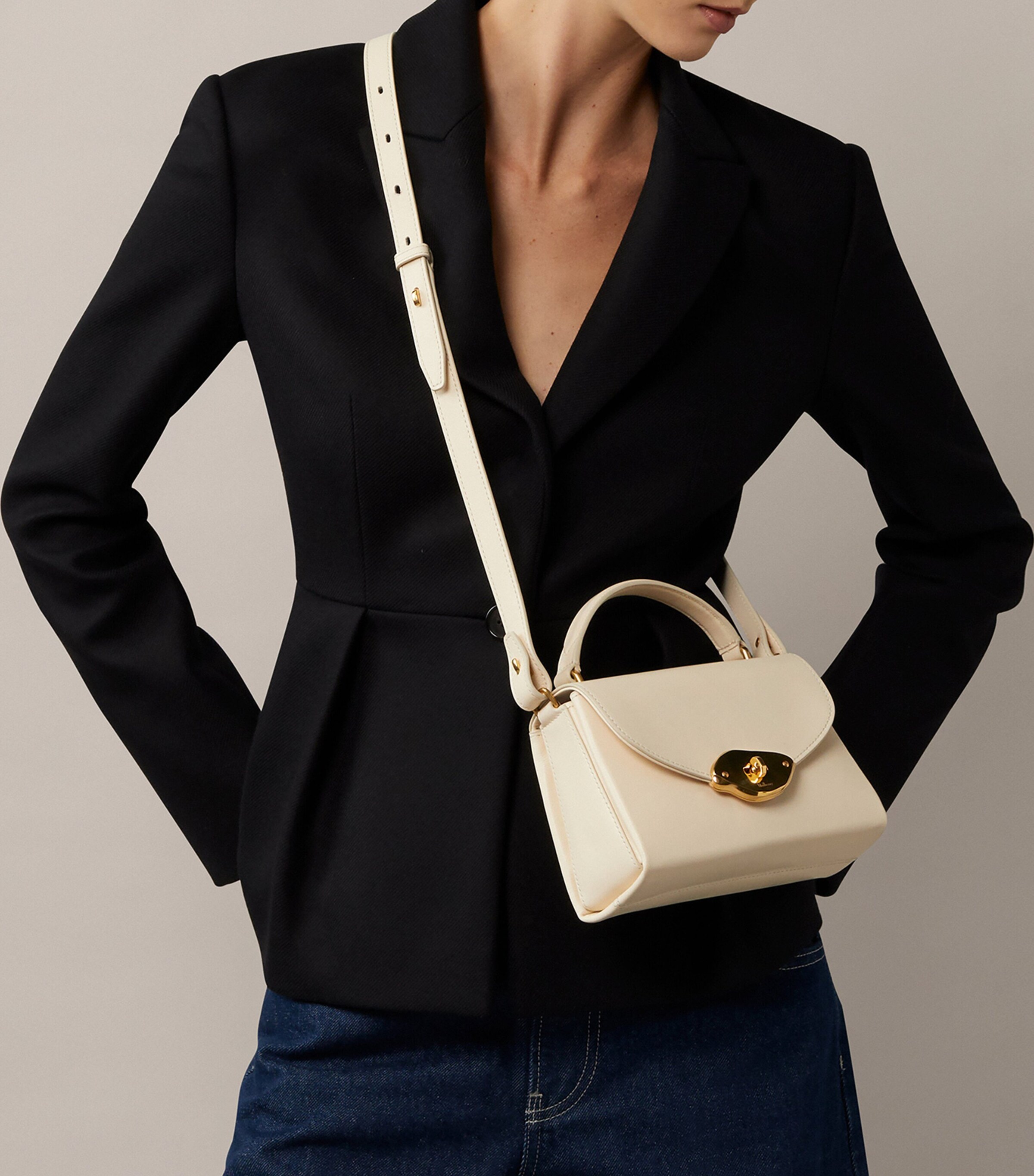 Mulberry Small Leather Lana Top-Handle Bag | Harrods US