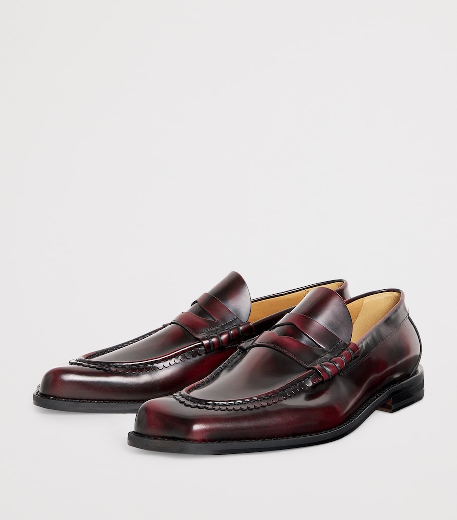 Patent Leather Coin Loafers I411 OXBLOOD Image 3